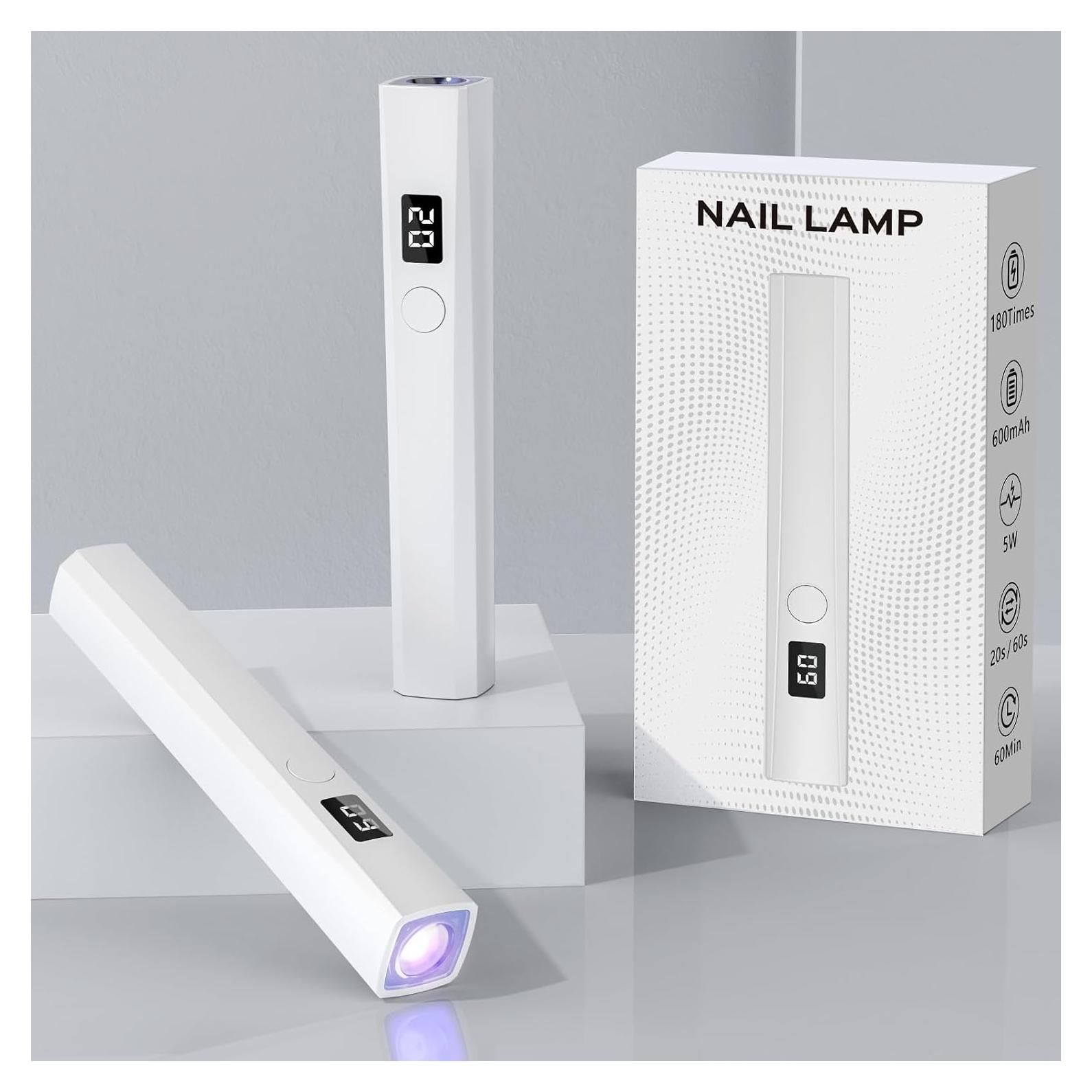 Lámpara UV de Uñas Hoonyn NL-002-NW 5W Recargable Blanca