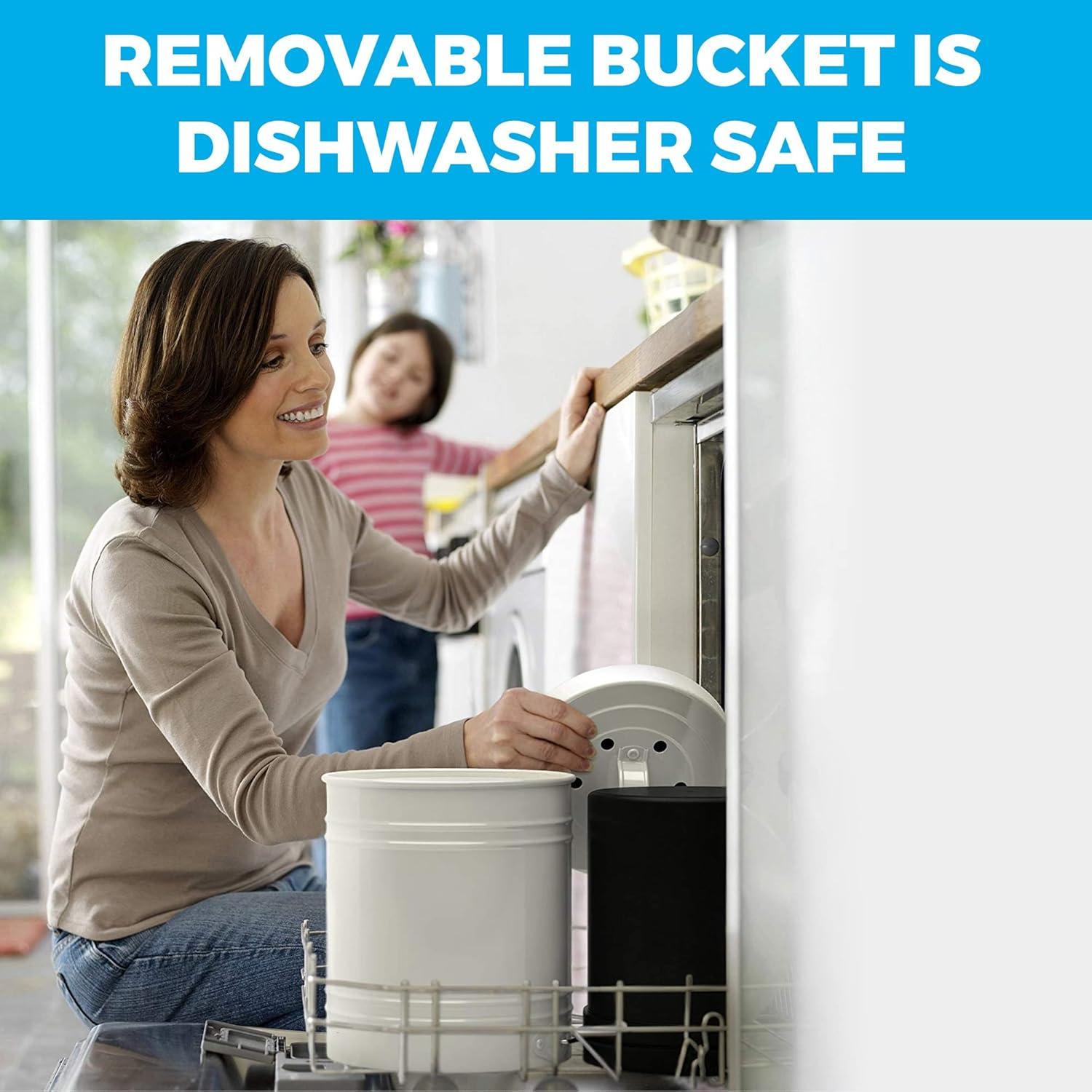 Bin de Compostaje 3L Cooler Kitchen Blanco Sin Olores