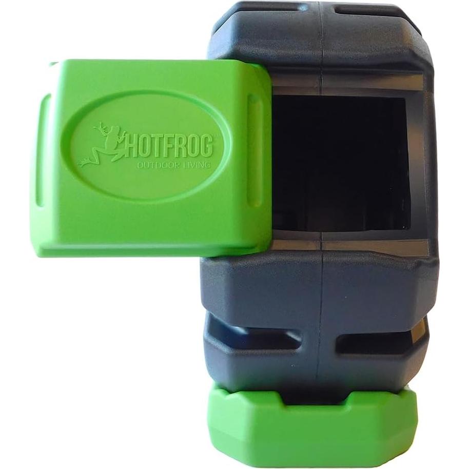 Compostador Giratorio FCMP Outdoor 19 Galones Negro Verde
