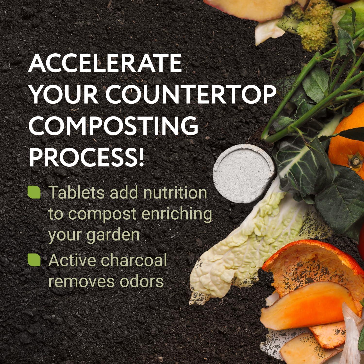 Juego de Compostaje Impresa para Lomi - 45 Tabletas + 2 Bolsas