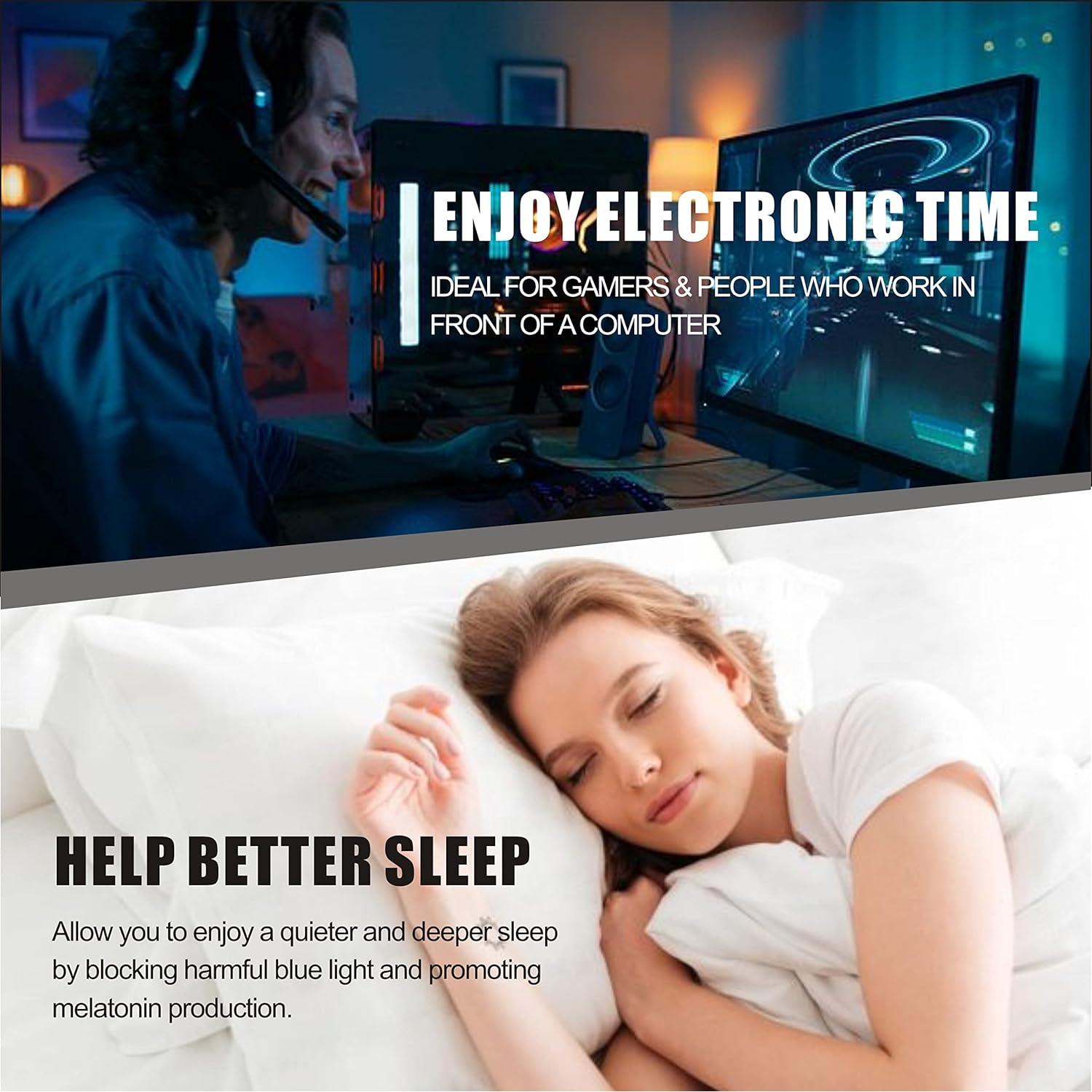 Gafas de luz azul Breaksun B20A grandes para mujeres