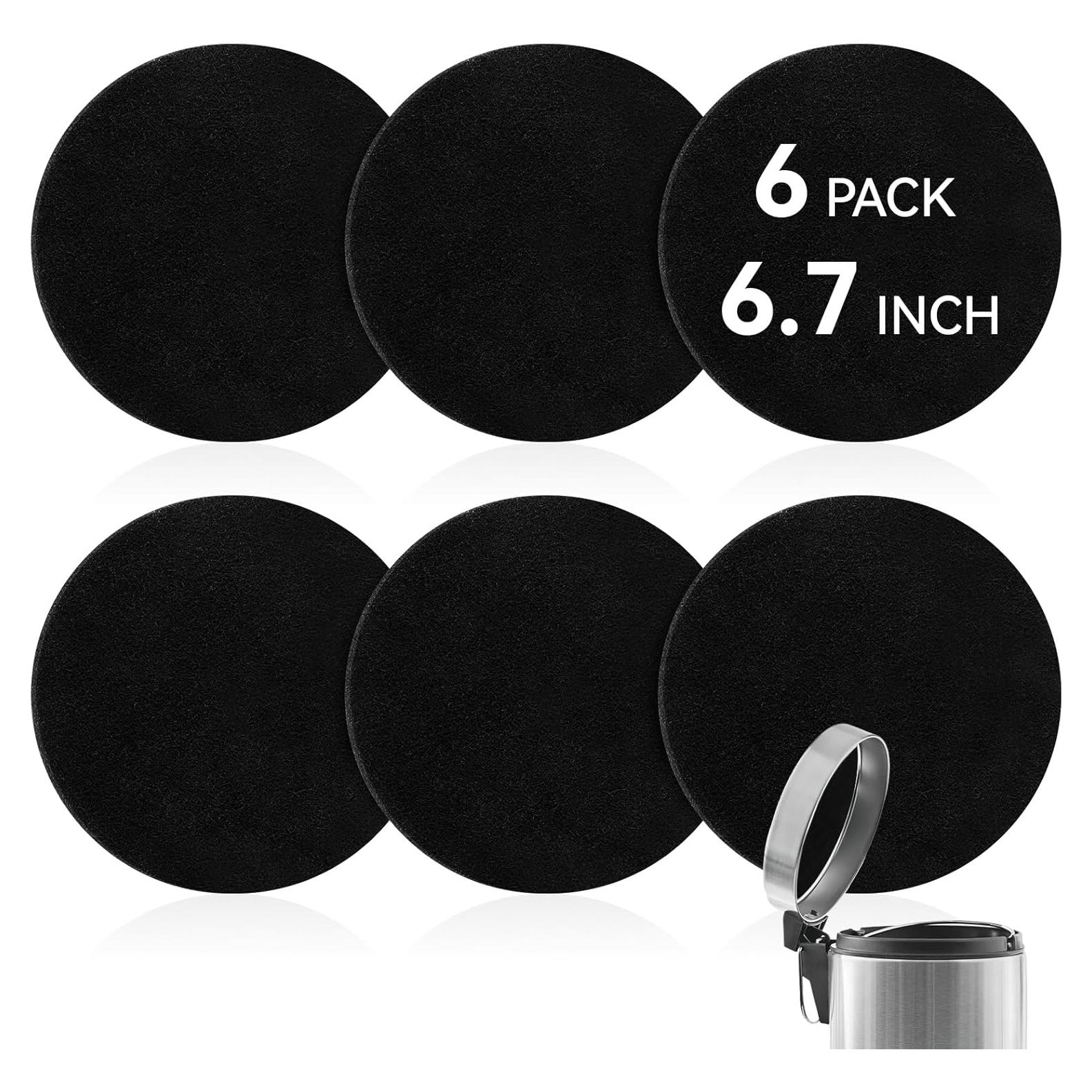 Paquete de 6 Filtros de Carbón Activado MOWPOG 17 cm