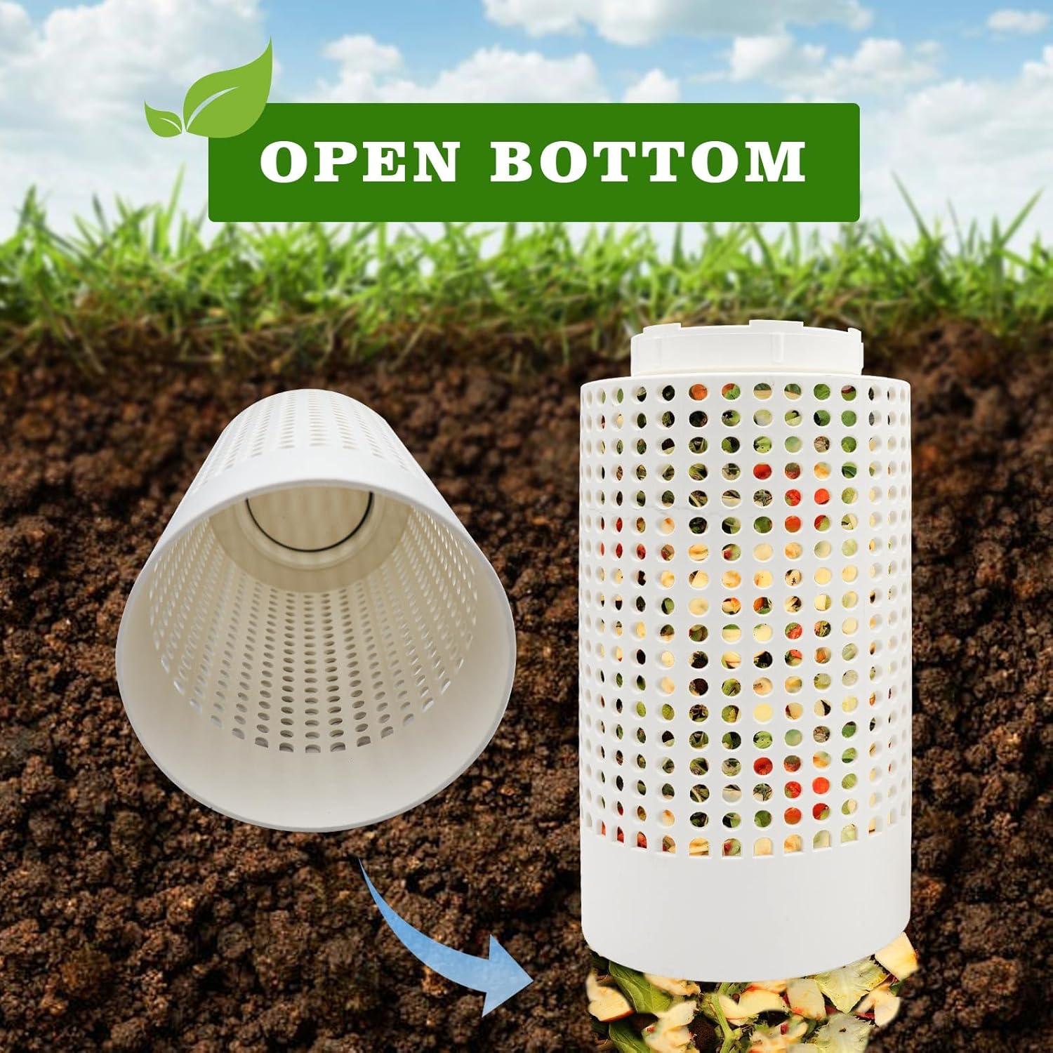 Paquete de 4 Bin de Compostaje Subterráneo MHLLGN