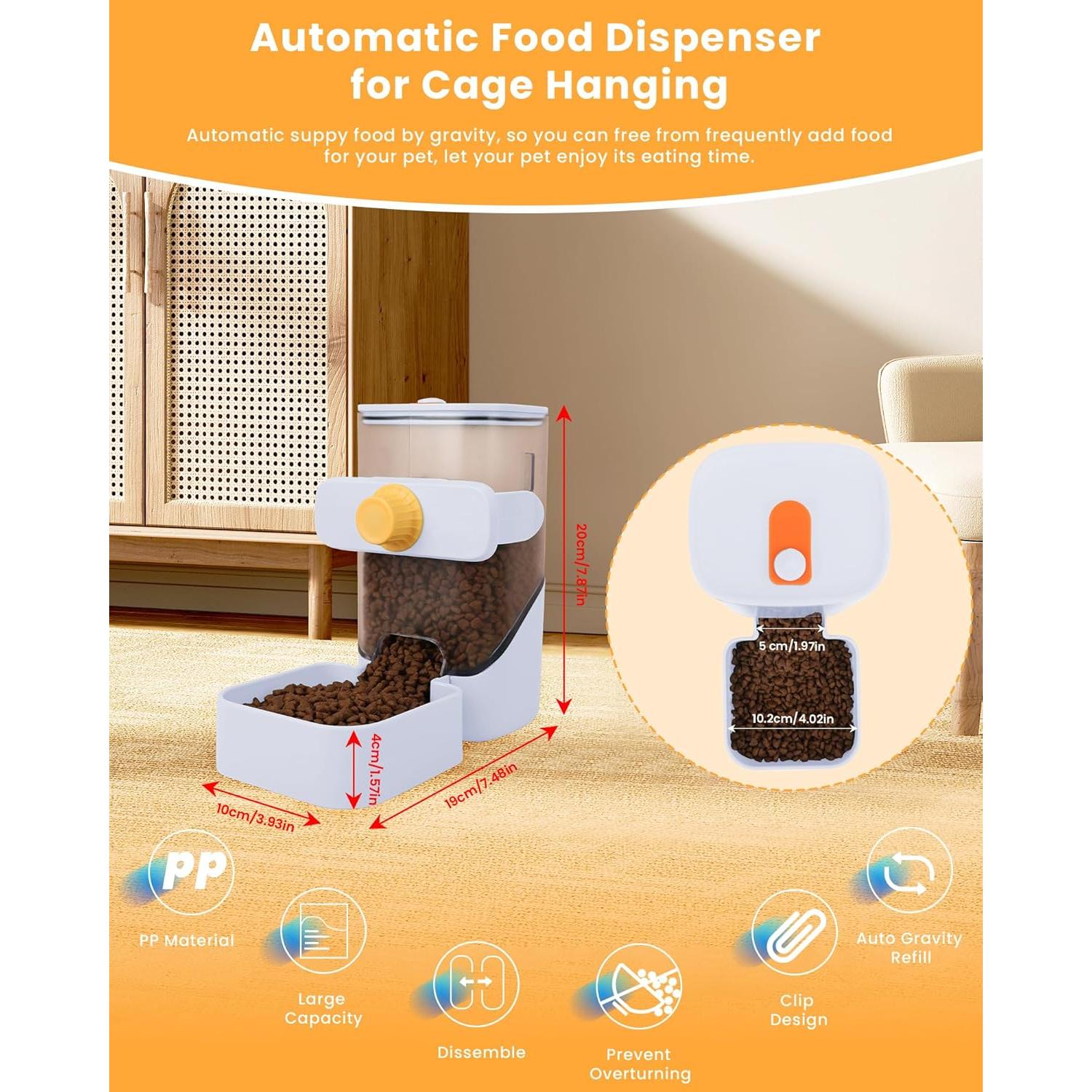 Comedero Automático FamiEver 1L para Perros y Gatos