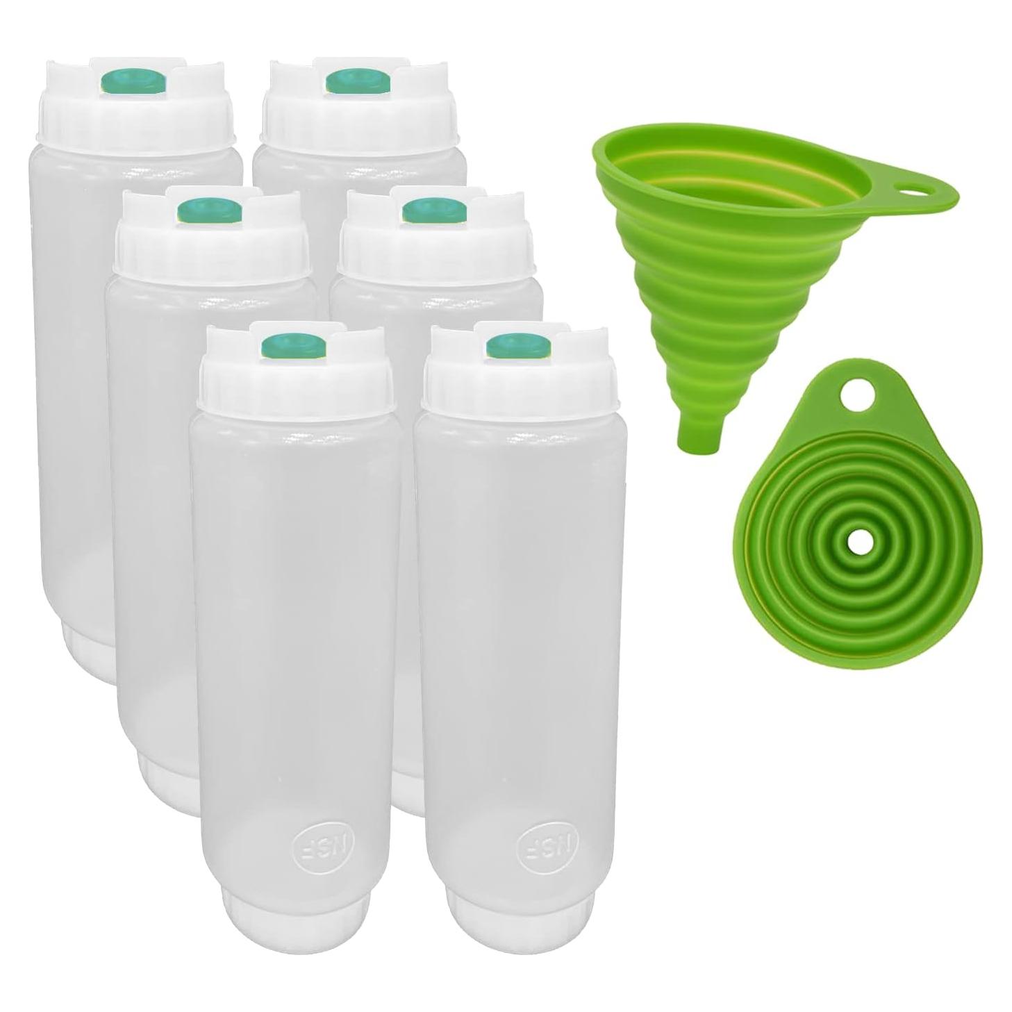 Botellas Squeeze FIFO Rockland Guard 16oz Verde (Paquete de 6)