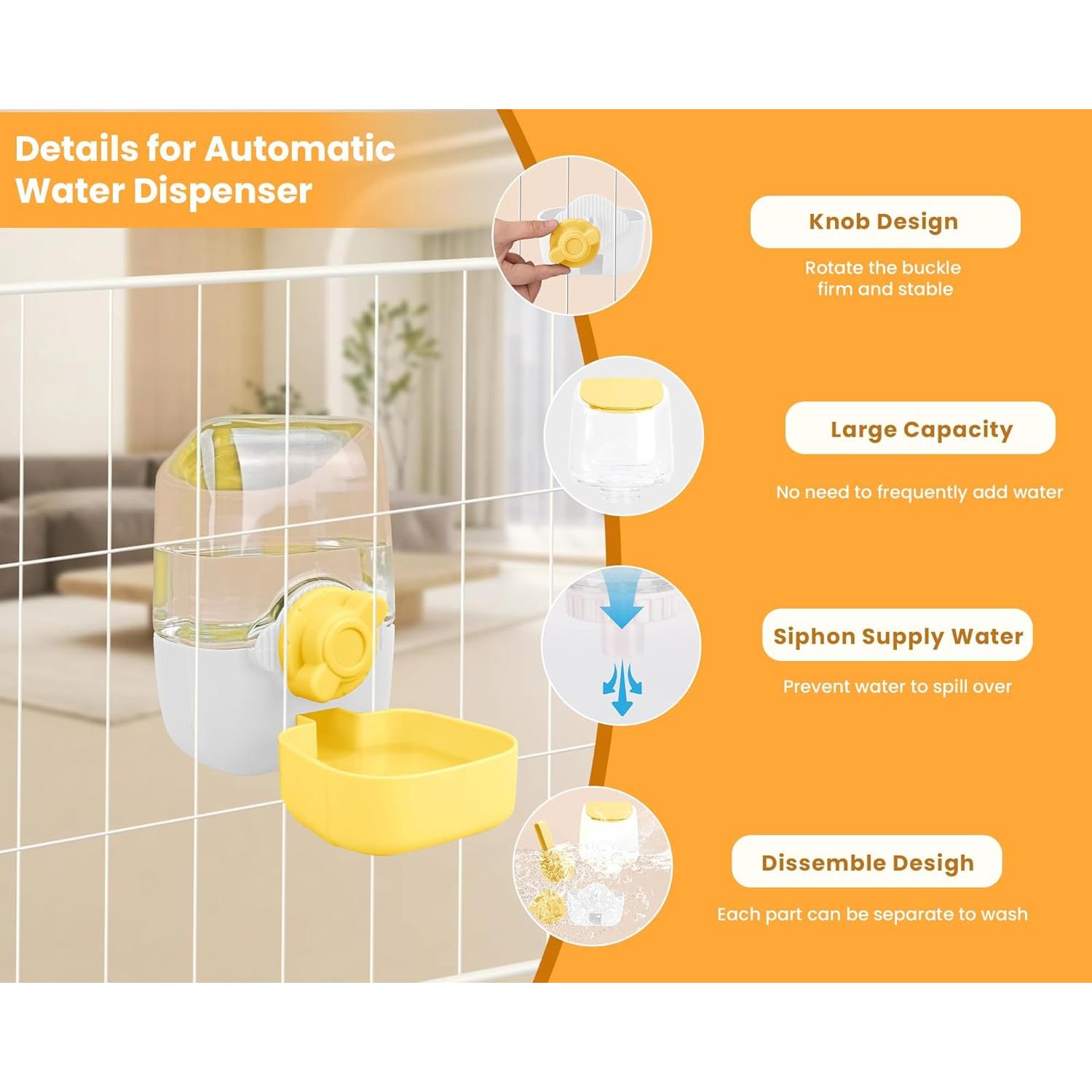 Dispensador de Agua Automático FamiEver 1L para Mascotas