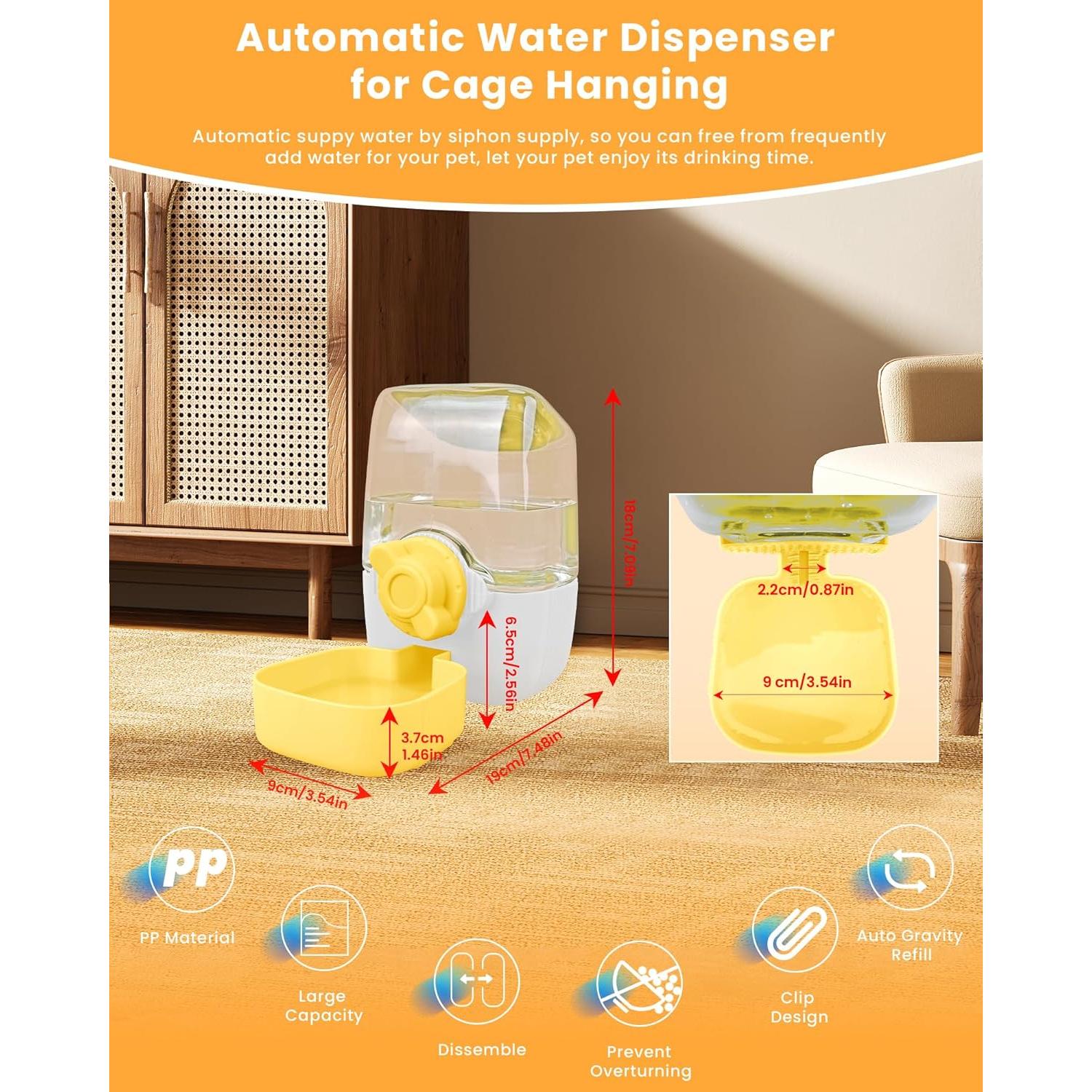 Dispensador de Agua Automático FamiEver 1L para Mascotas