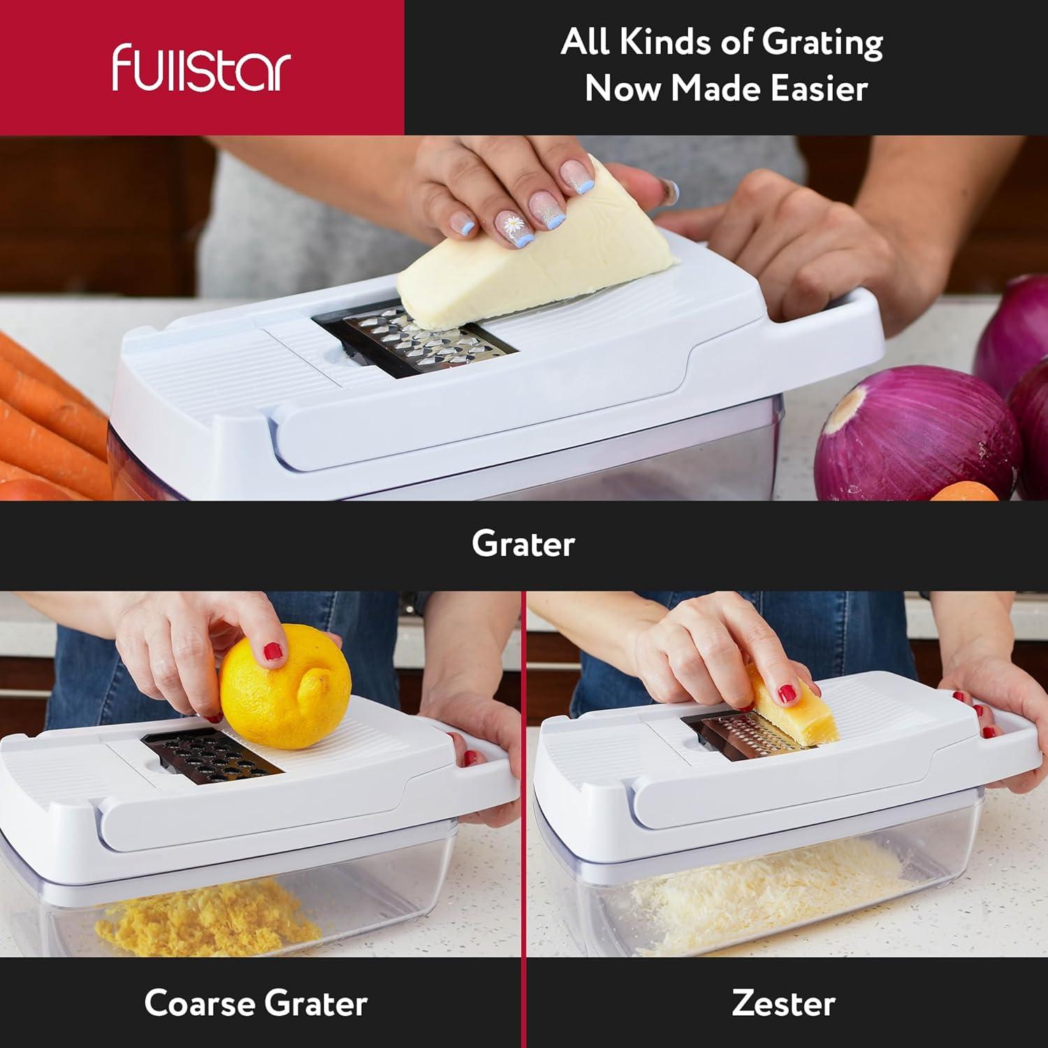 Cortador de Verduras Fullstar Lite 9 en 1 con Contenedor