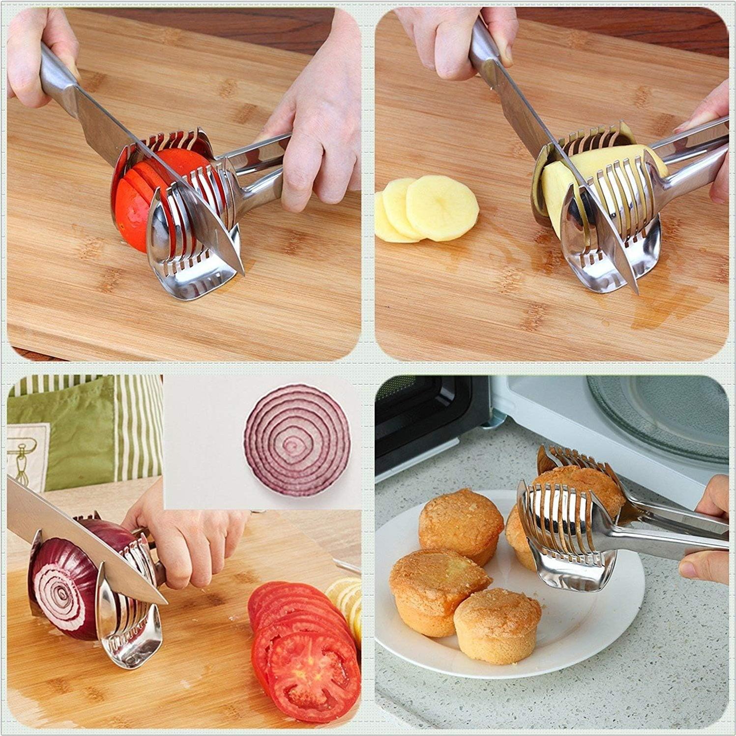 Cortador Multifuncional KAYCROWN de Acero Inoxidable 22,86 cm