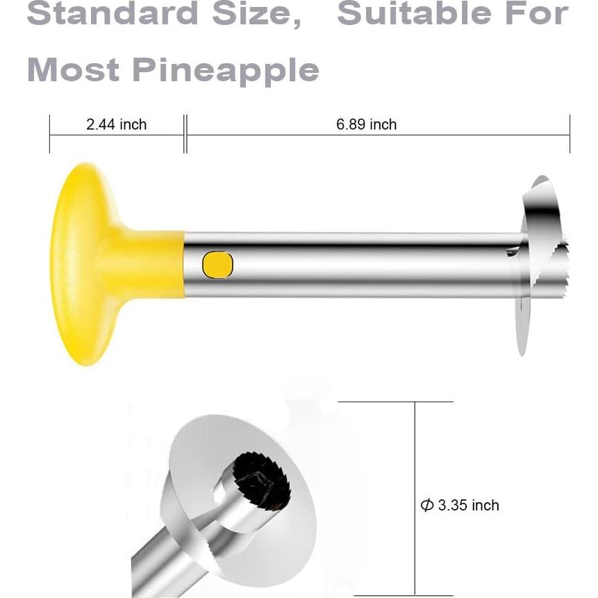 Pelador Descorazonador de Piña SameTech Acero Inoxidable