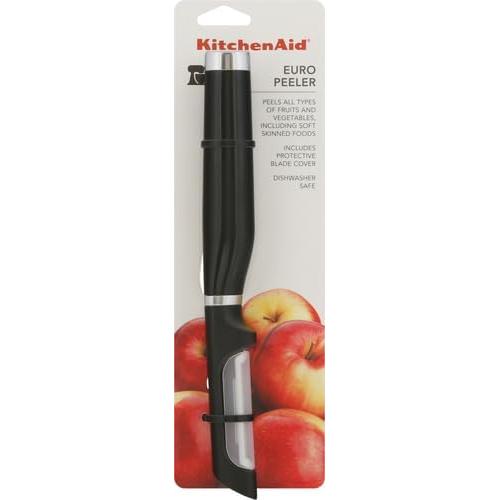 Pelador Euro KitchenAid Classic 21.84 cm Negro Ergonómico