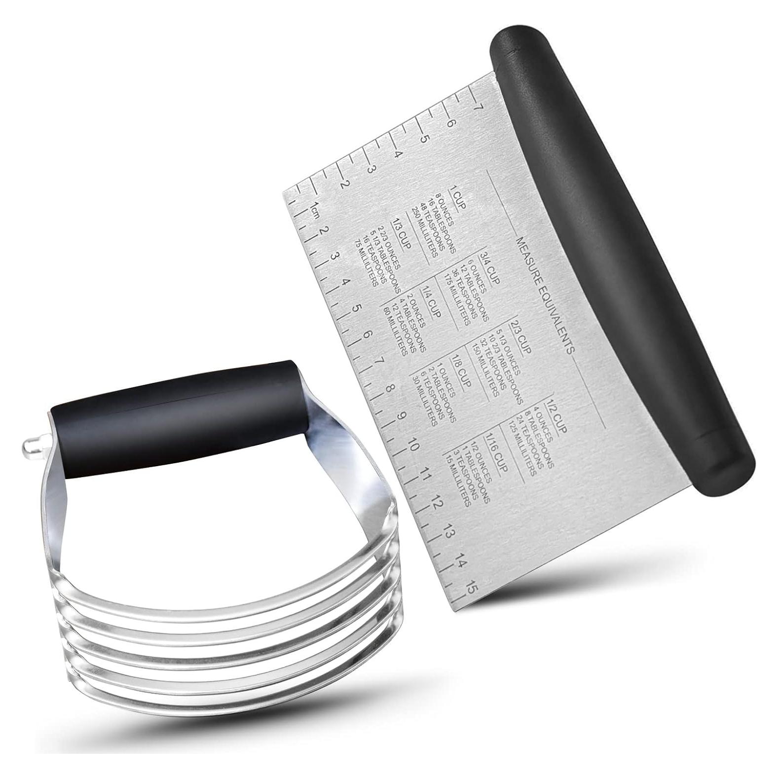 Conjunto Raspador y Mezclador Acero Inoxidable ALLTOP - Negro