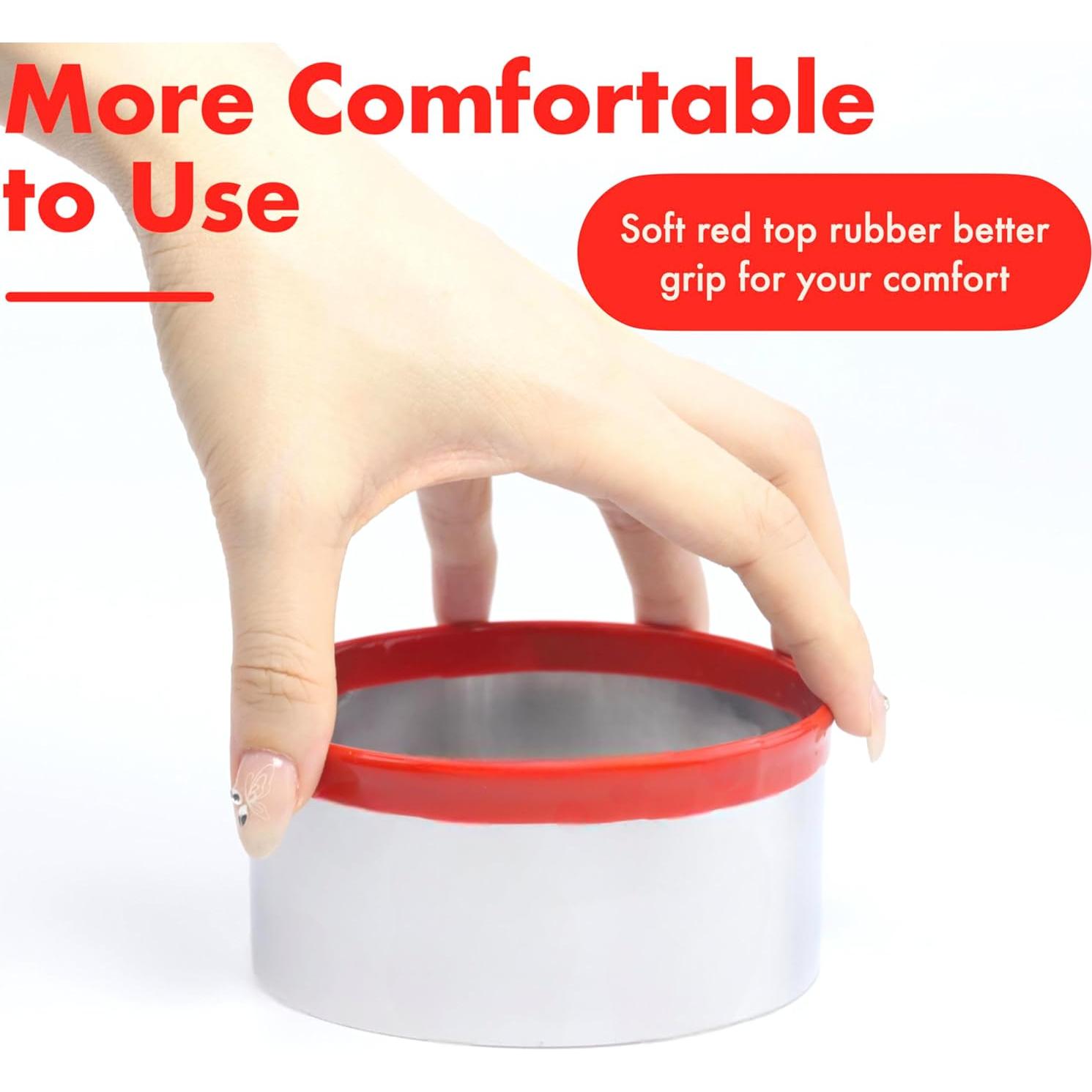 Juego de Cortadores de Galletas Redondos COOKIEQUE 3 Piezas