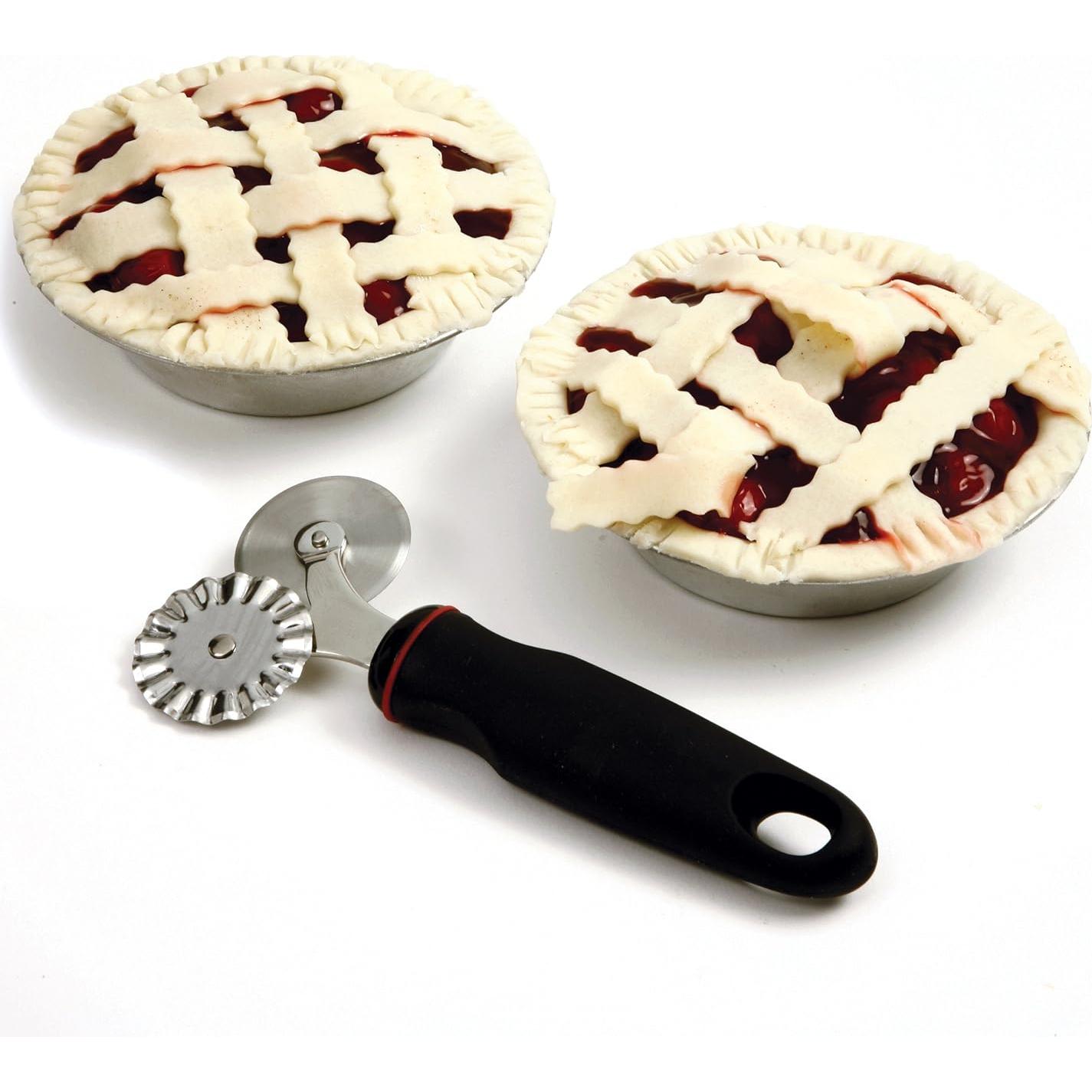 Rueda de Pastelería Norpro 18cm Cortador Ravioli Negro