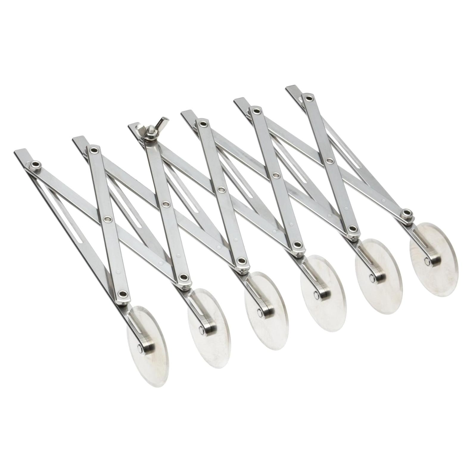 Cortador de Pastelería Expandible Ateco 6 Ruedas 5,08 cm