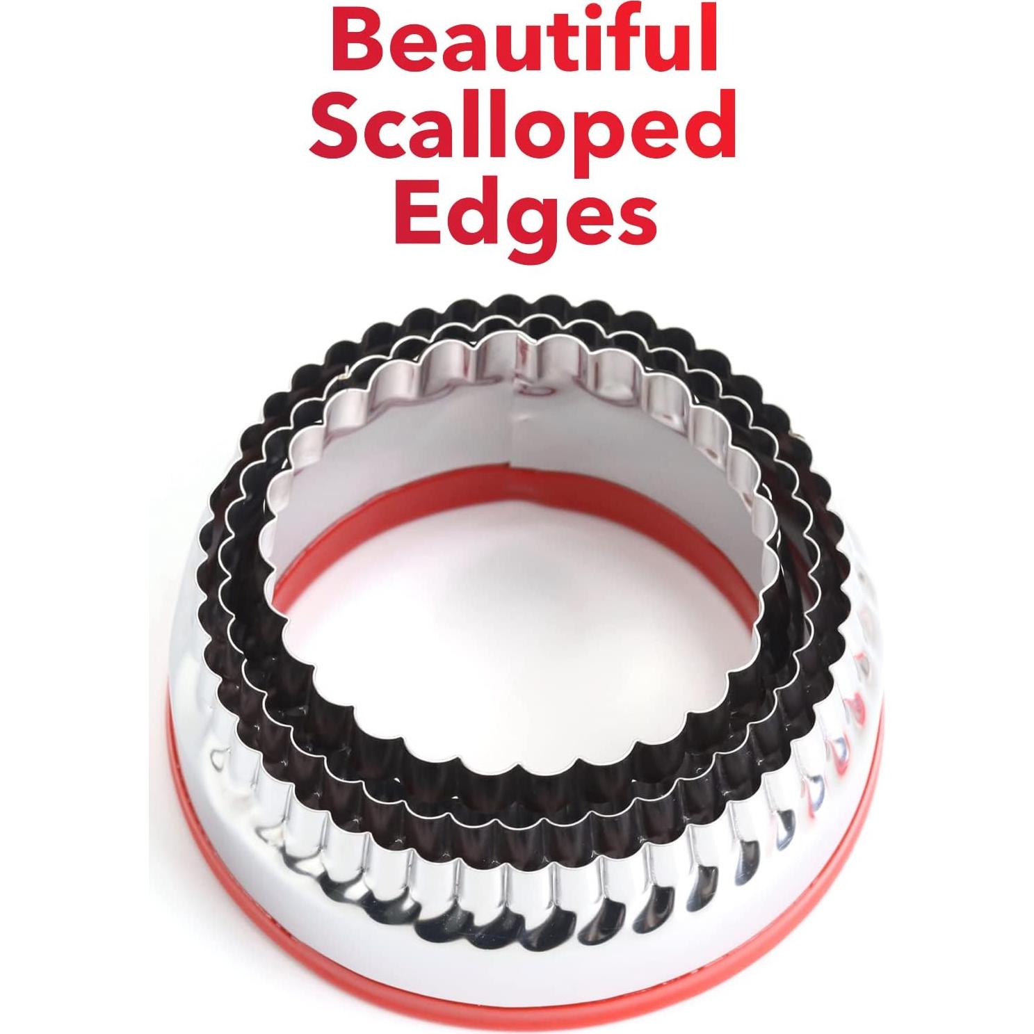 Juego de Cortadores de Galletas Redondos COOKIEQUE - 3 Piezas