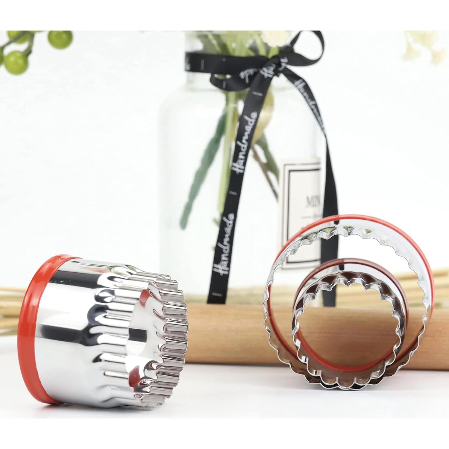 Juego de Cortadores de Galletas Redondos COOKIEQUE - 3 Piezas