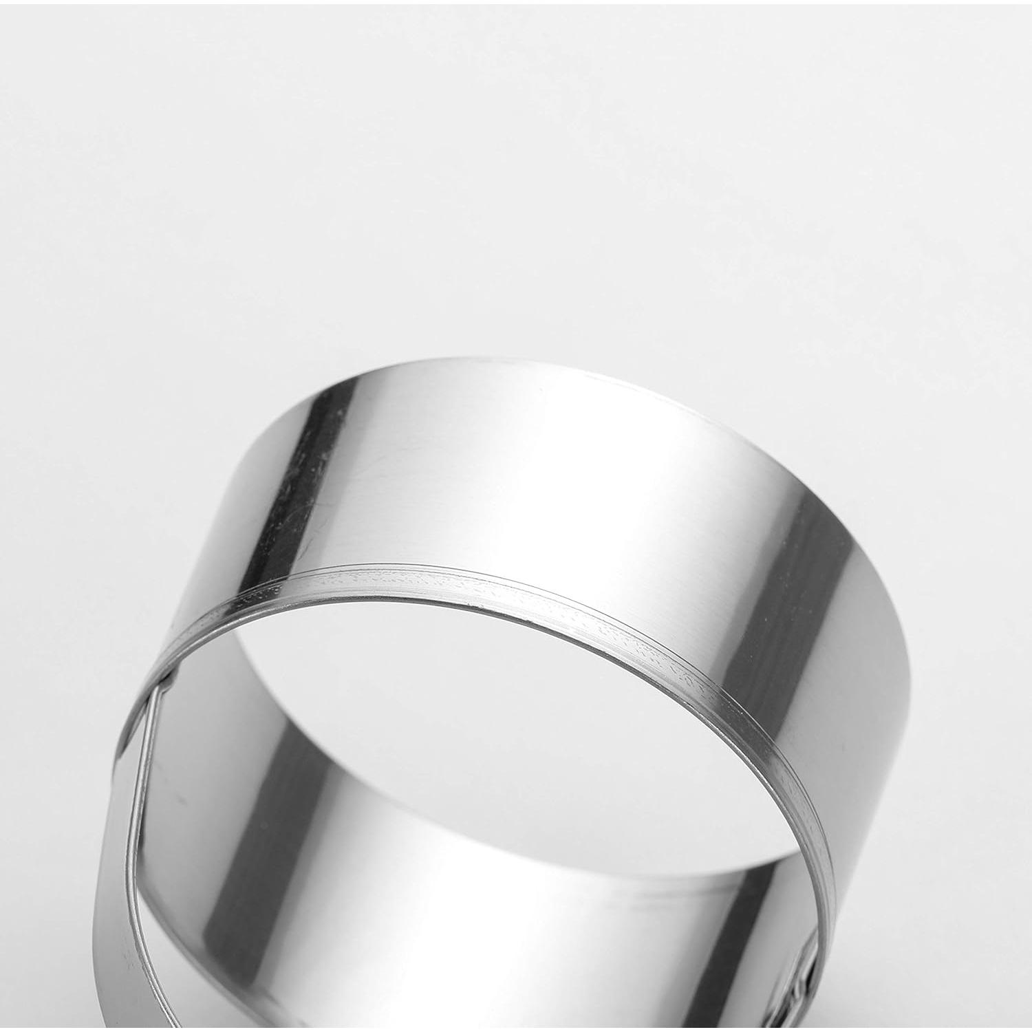 Cortador de Galletas Redondo Maykito - Set de 3 Piezas Acero Inoxidable