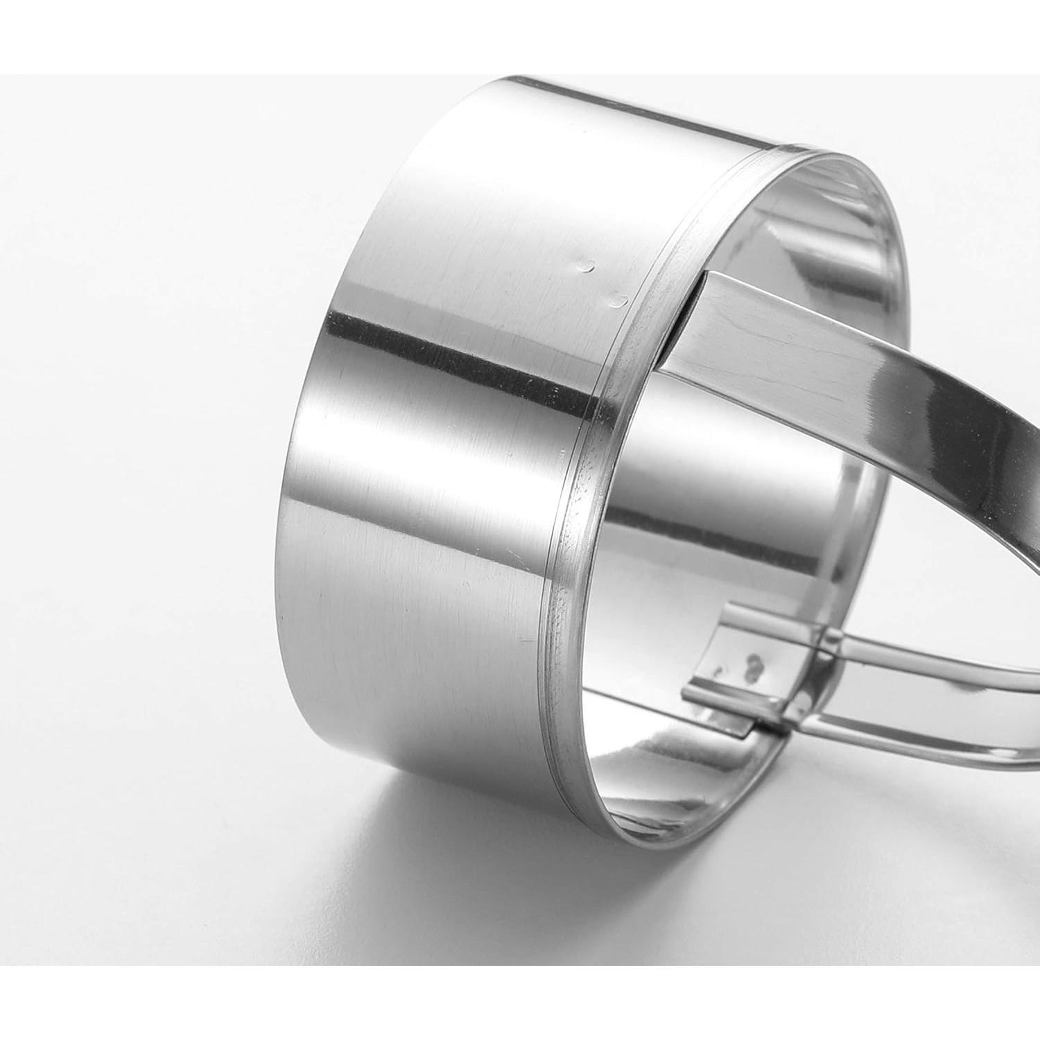 Cortador de Galletas Redondo Maykito - Set de 3 Piezas Acero Inoxidable