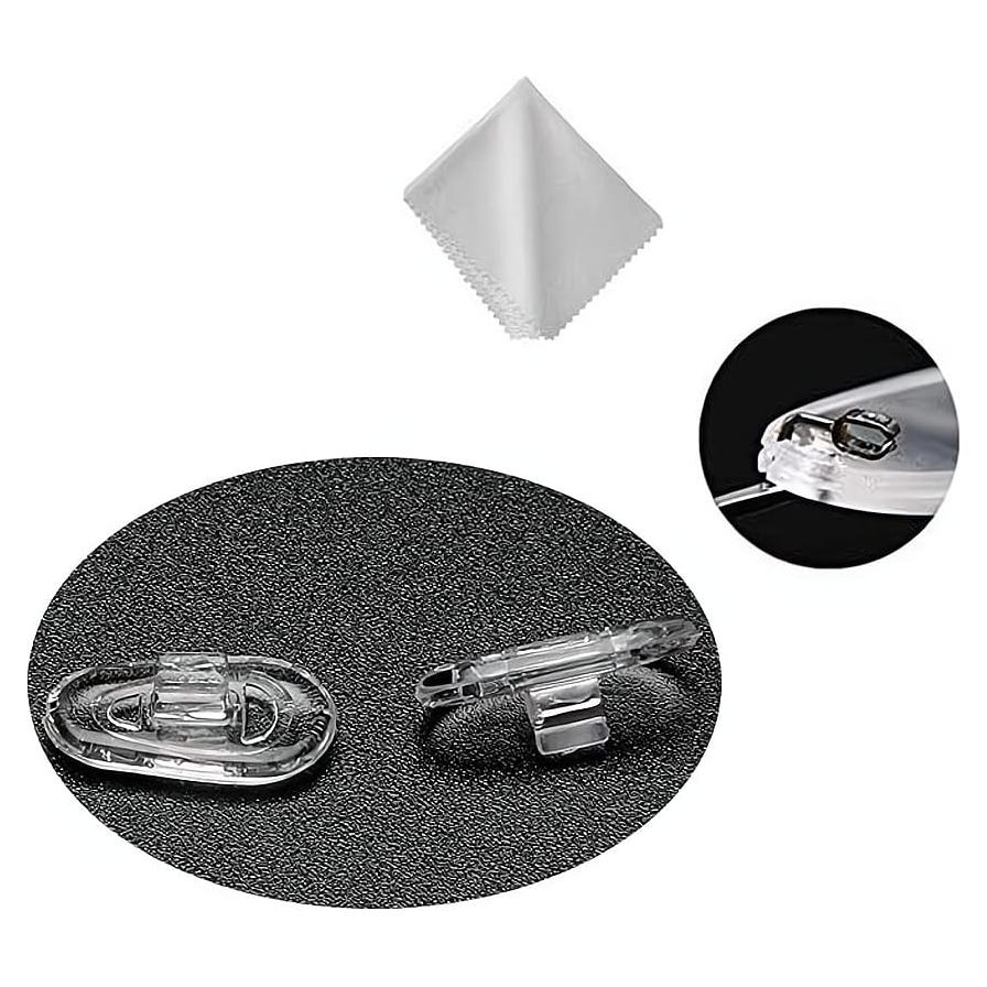 Almohadillas de nariz BEHLINE 5 pares silicona 15 mm anti-deslizantes