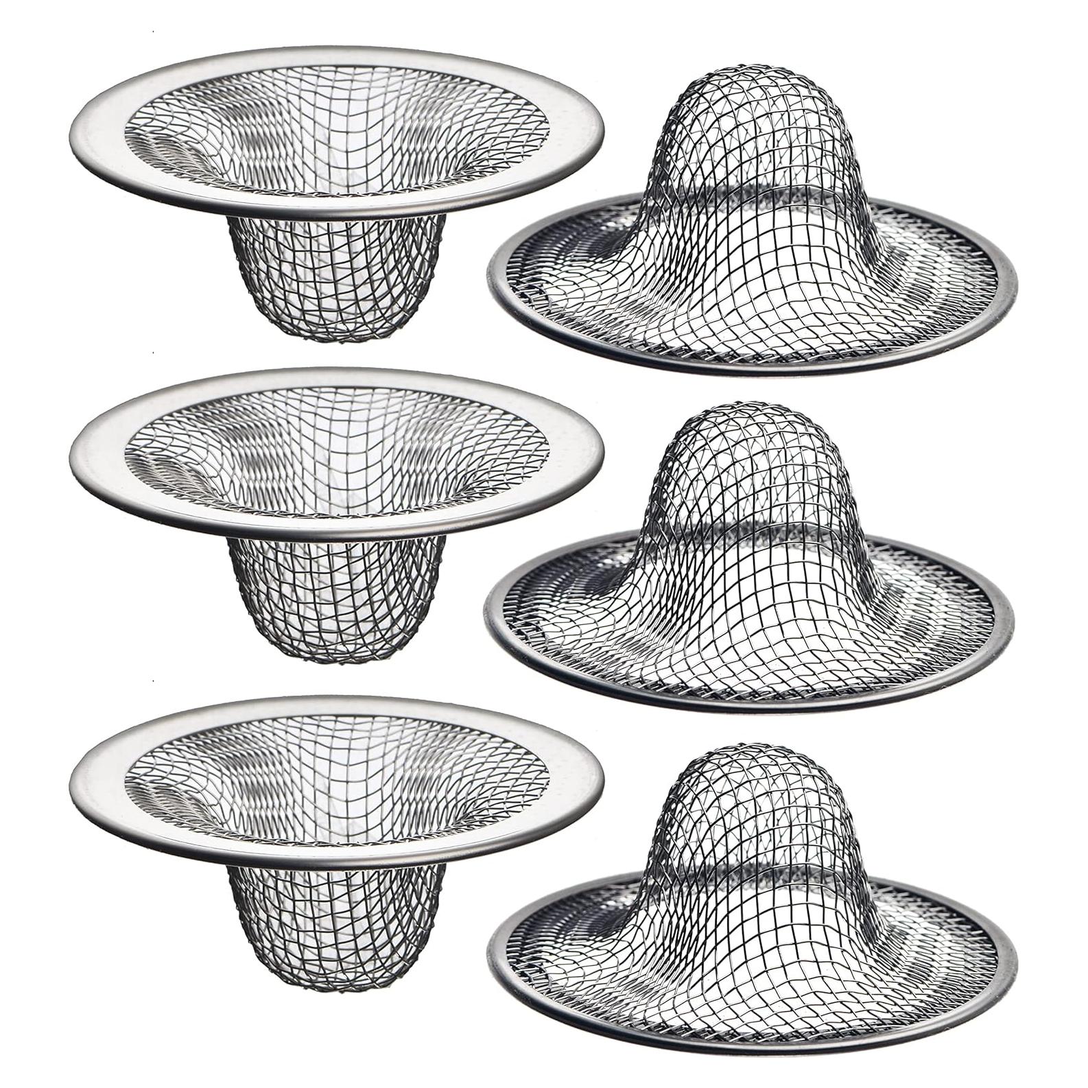 Paquete de 6 Filtros de Malla Hilltop 5.4 cm Anti-obstrucción