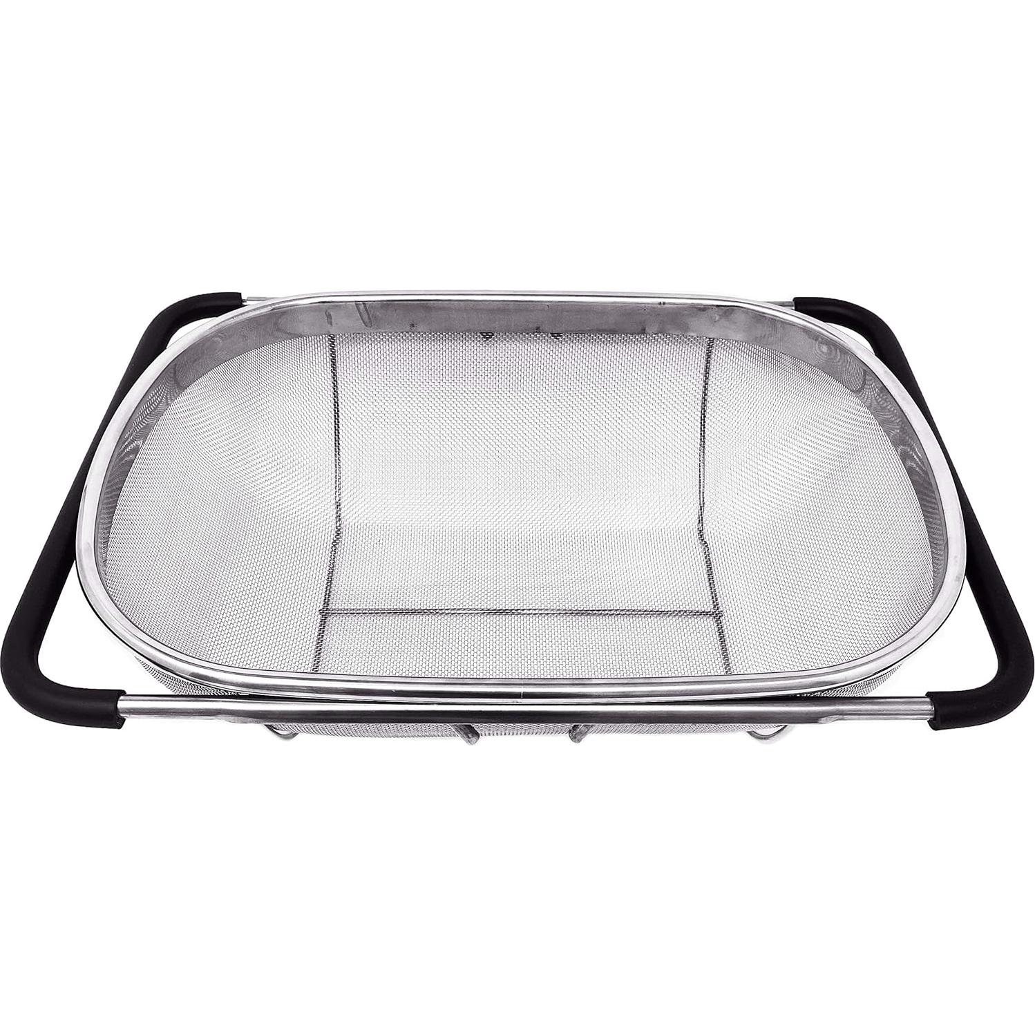 Colador Ovalado de Fregadero Makerstep Acero Inoxidable 35-48 cm