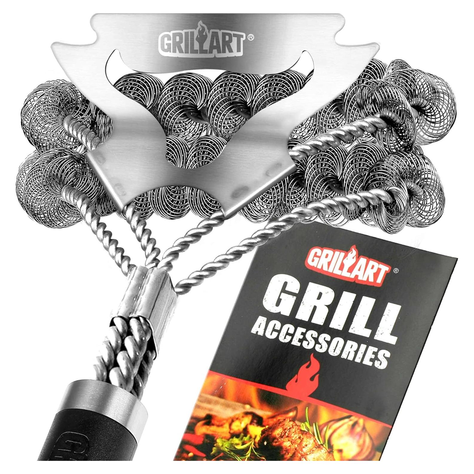 Cepillo Limpiador de Parrilla GRILLART 45.72 cm Sin Cerdas
