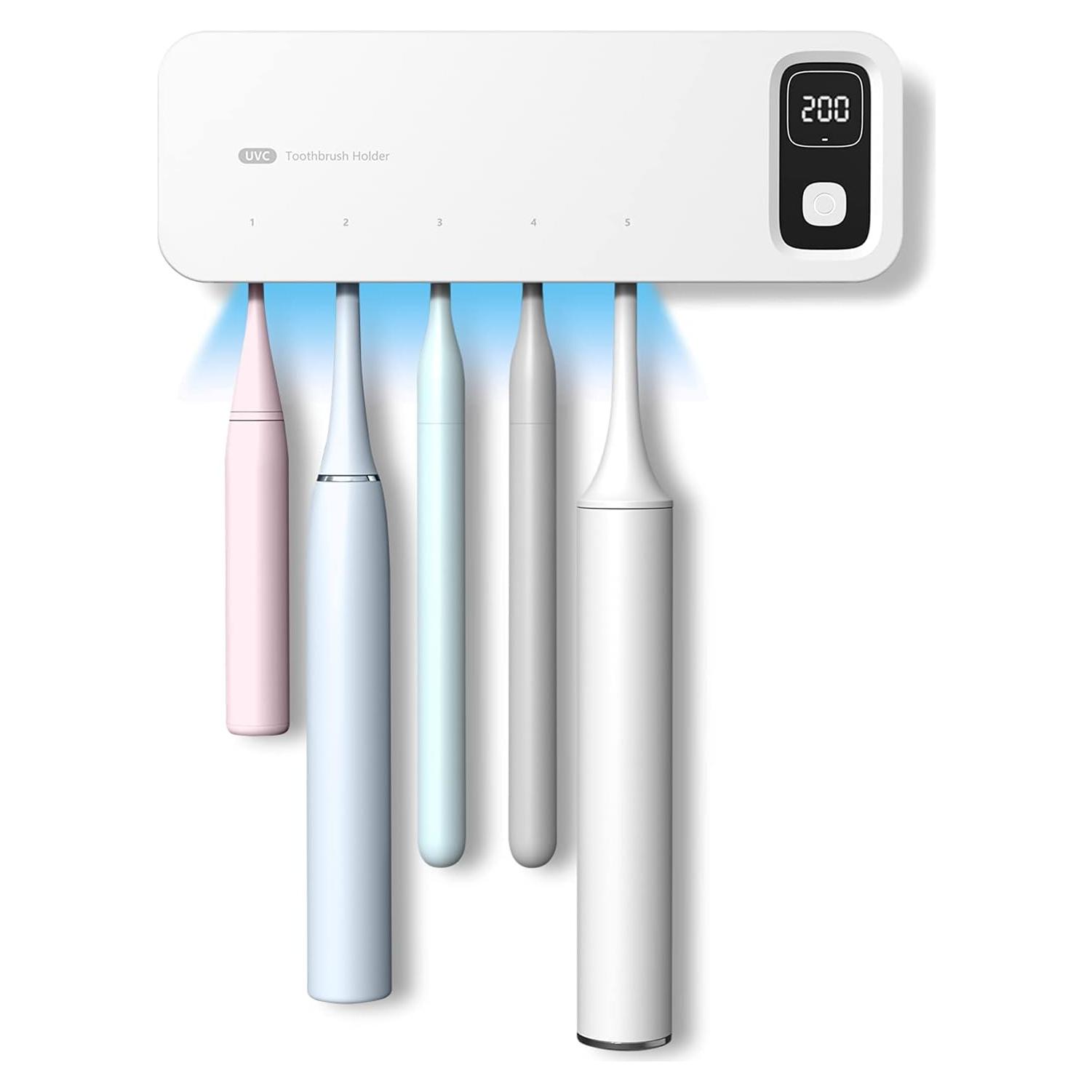 Soporte Secador de Cepillos de Dientes StarWin, 5 Ranuras, UV