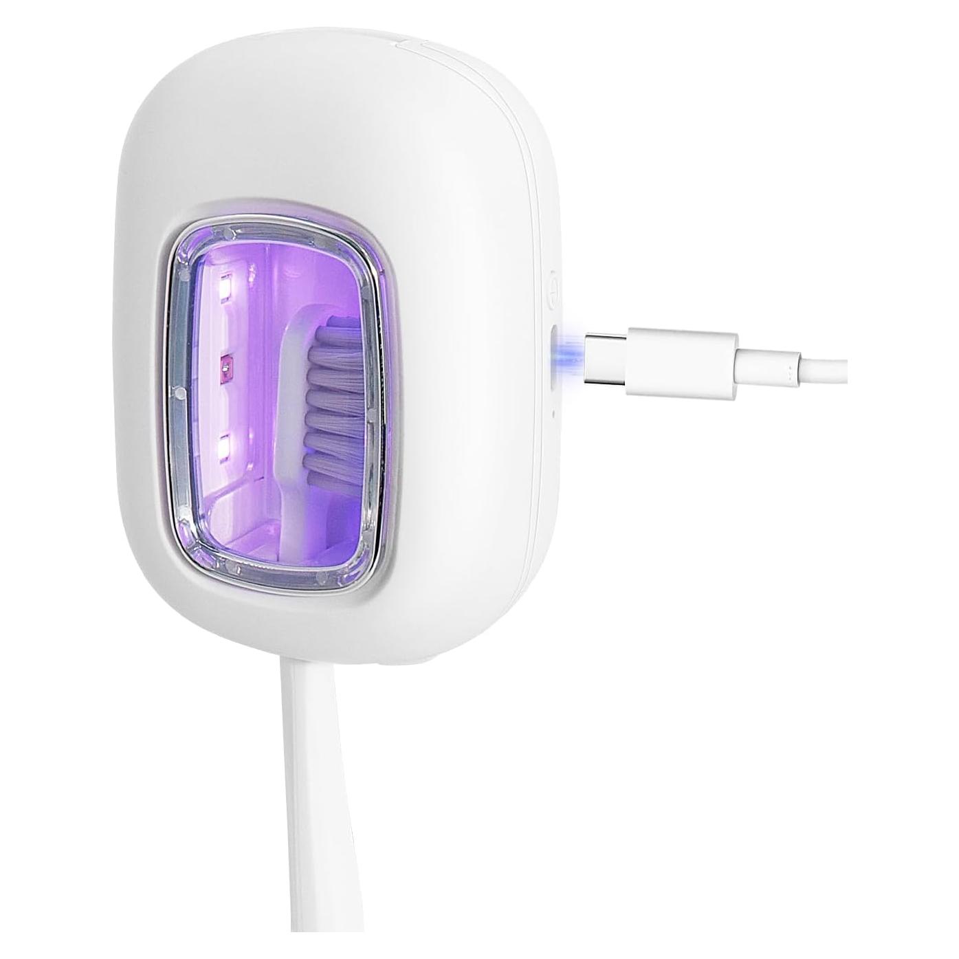 Funda y soporte para cepillos de dientes ELMWAY UV 99.9%