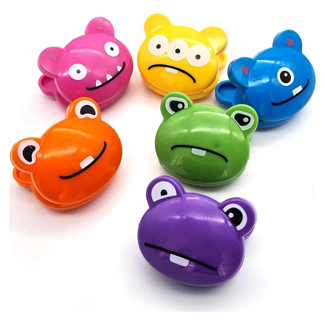 Set de 6 Pinzas de Monstruo Kikkerland Multicolor