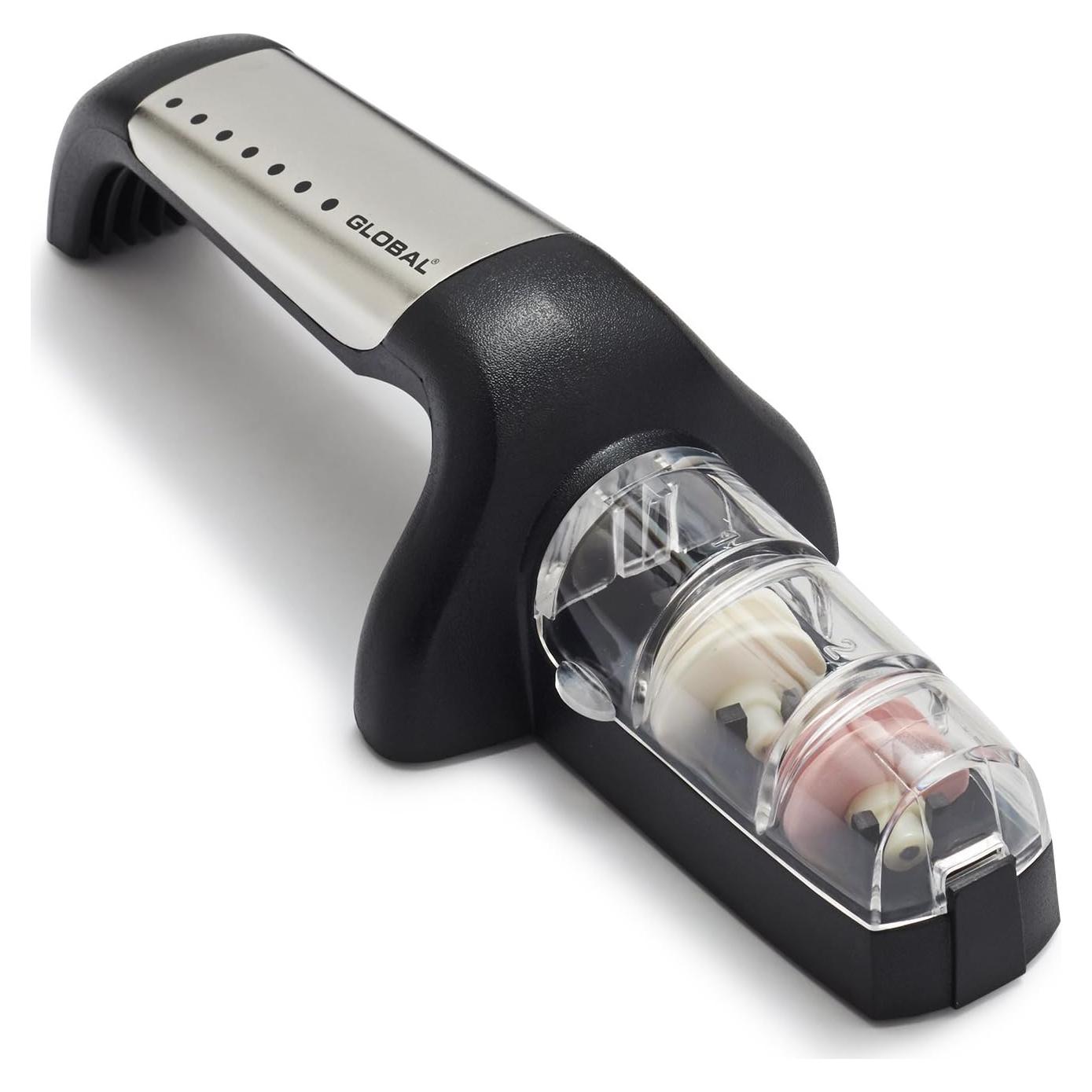 Afilador de Cuchillos Global G-91/BW Acero Inoxidable 2 Etapas