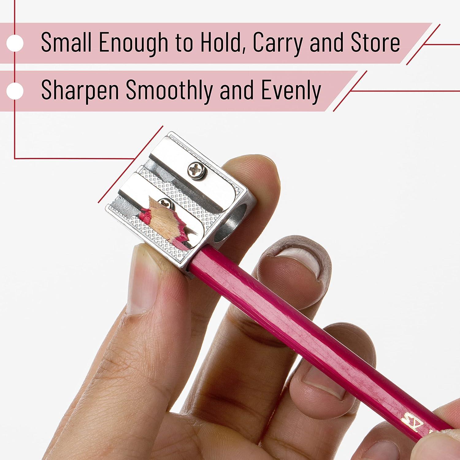 Sacapuntas de Metal Mr. Pen 2 Agujeros Paquete de 6