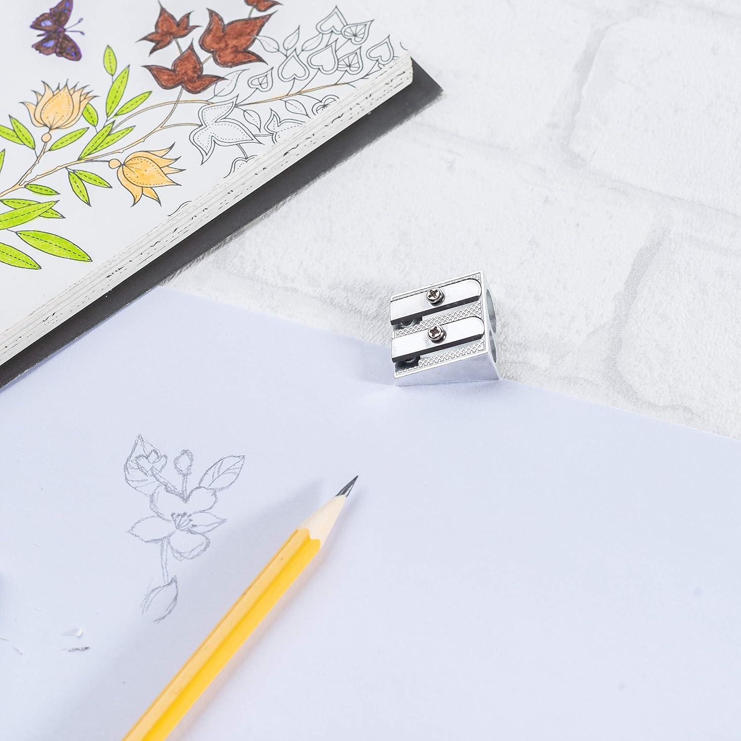 Sacapuntas de Metal Mr. Pen 2 Agujeros Paquete de 6