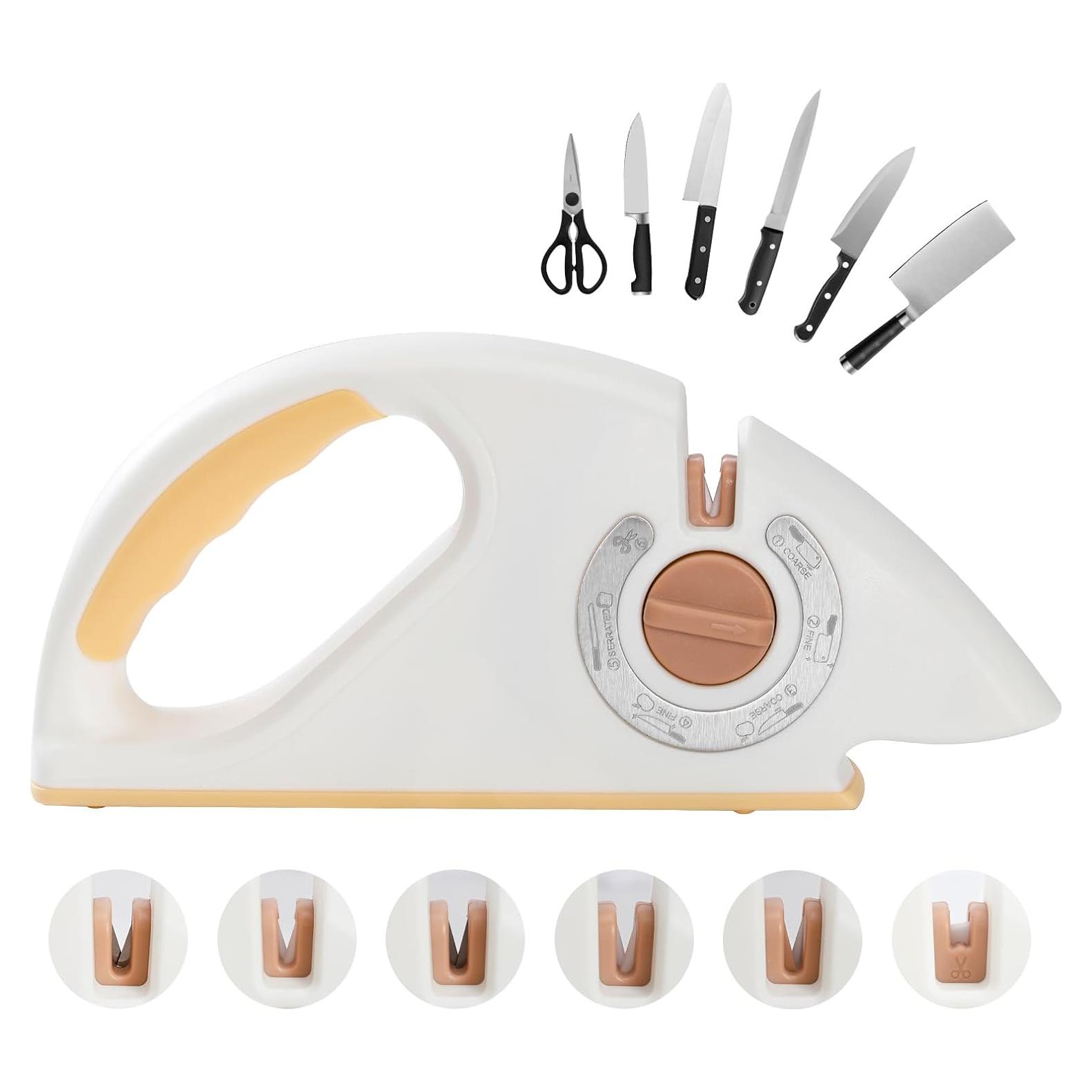 Afilador de cuchillos multifuncional para cocina 272g