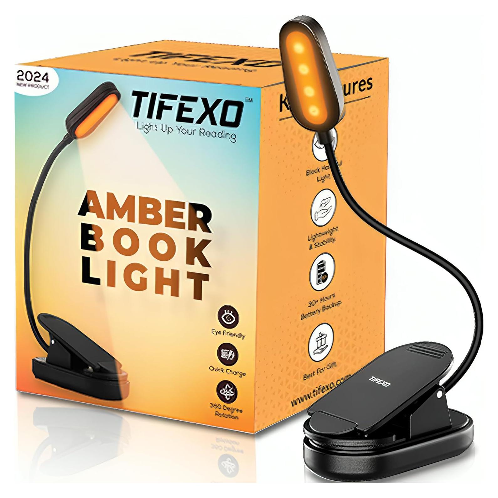 Luz de Lectura Ámbar Recargable con Clip - Shenzhen Yarrae