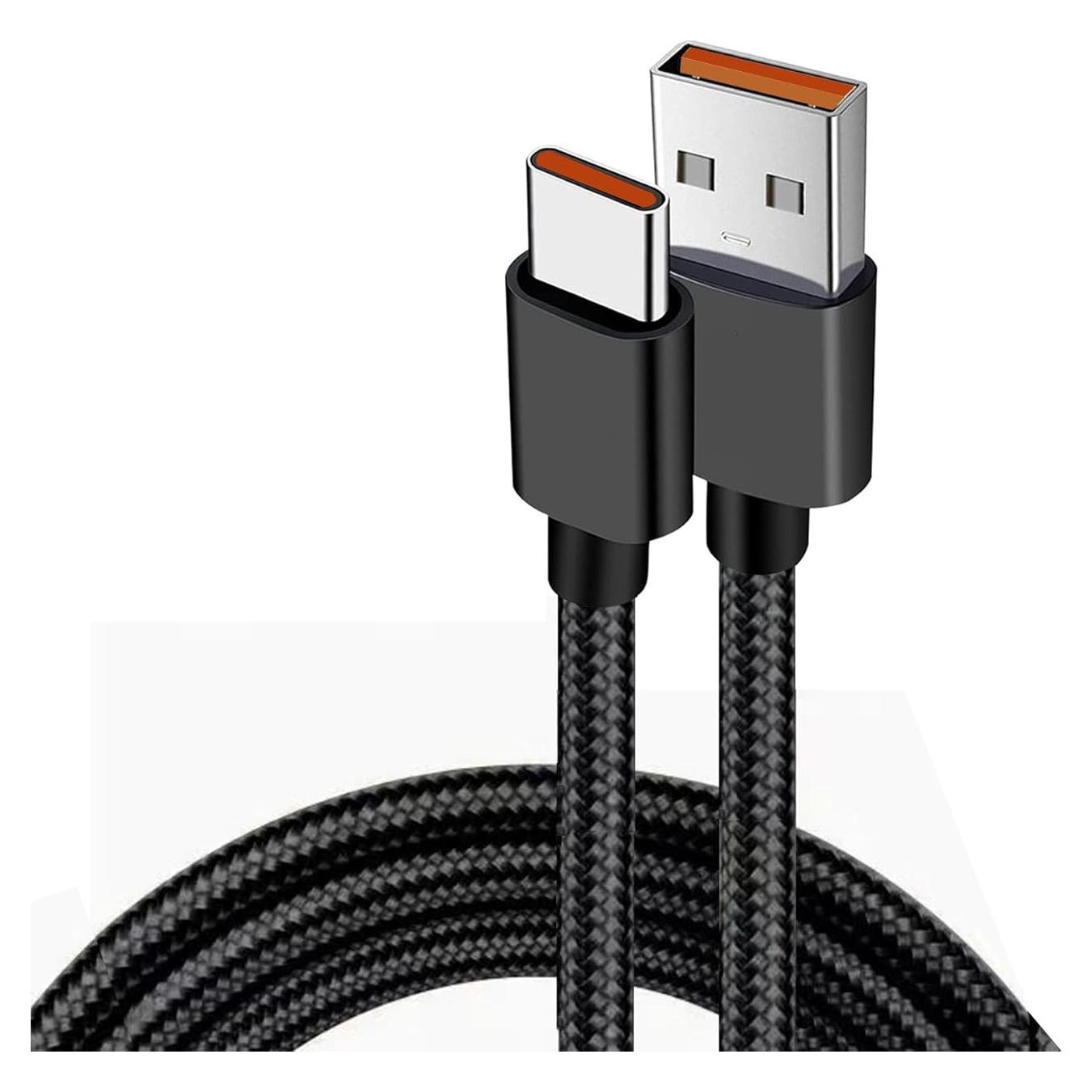 Cable de Carga USB-C Trenzado Nylon 1m para Luces de Lectura