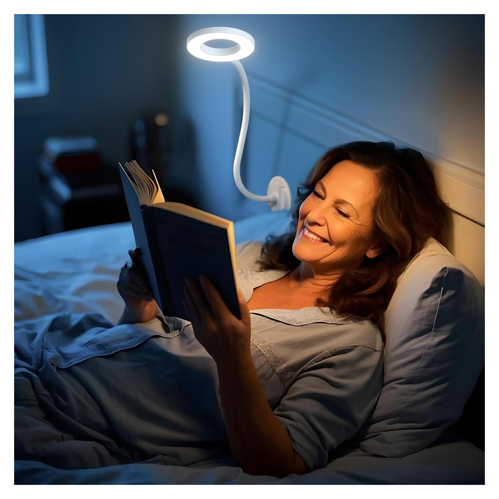 Luz de Lectura Montada en Pared Kaulsoue 5 Colores Ajustable