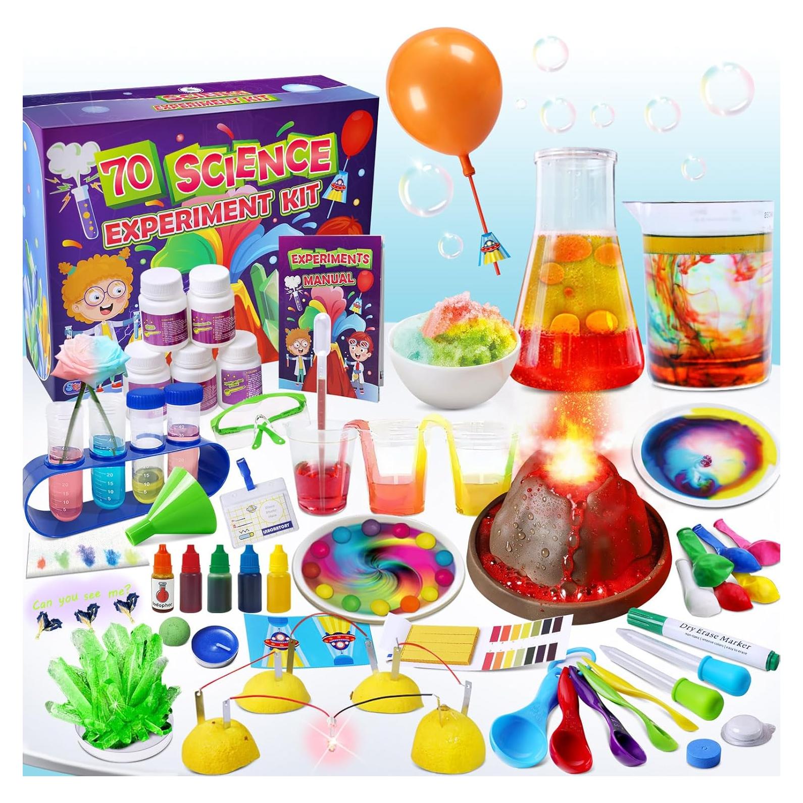 Kit de Experimentos de Ciencia UNGLINGA 70 Actividades S.T.E.M