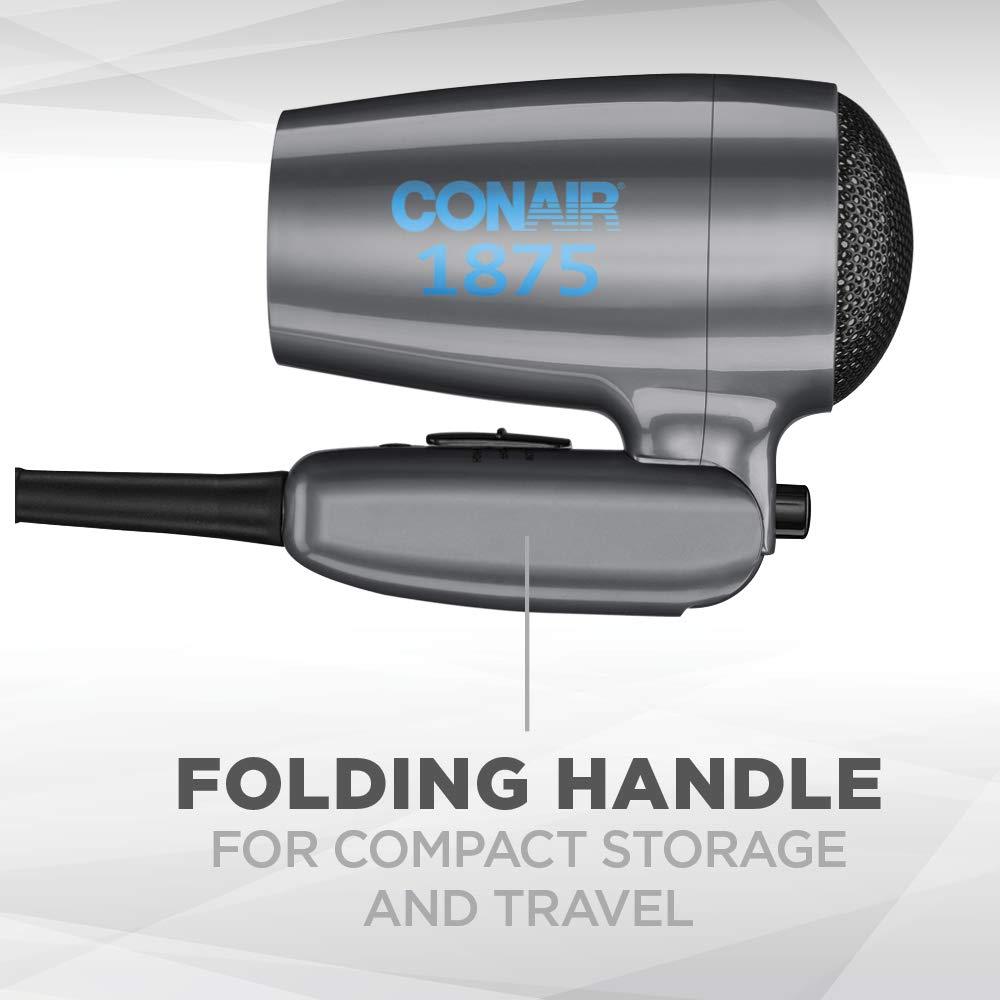 Secador de pelo de viaje Conair 1875W con mango plegable