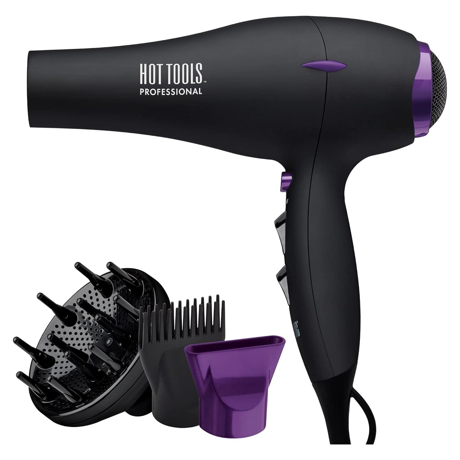 Secador de Cabello Iónico Turmalina 2000 Hot Tools Pro