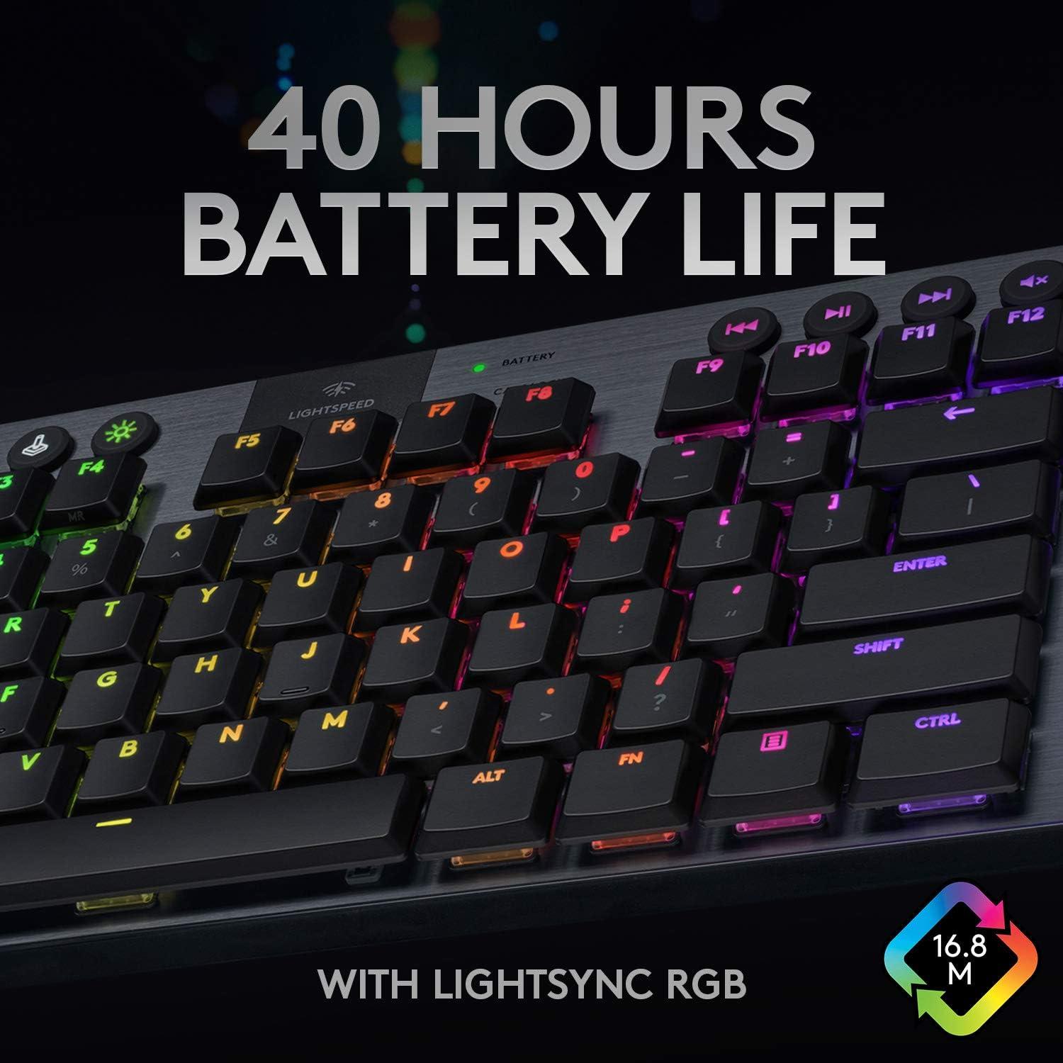 Teclado Mecánico Inalámbrico Logitech G915 TKL RGB