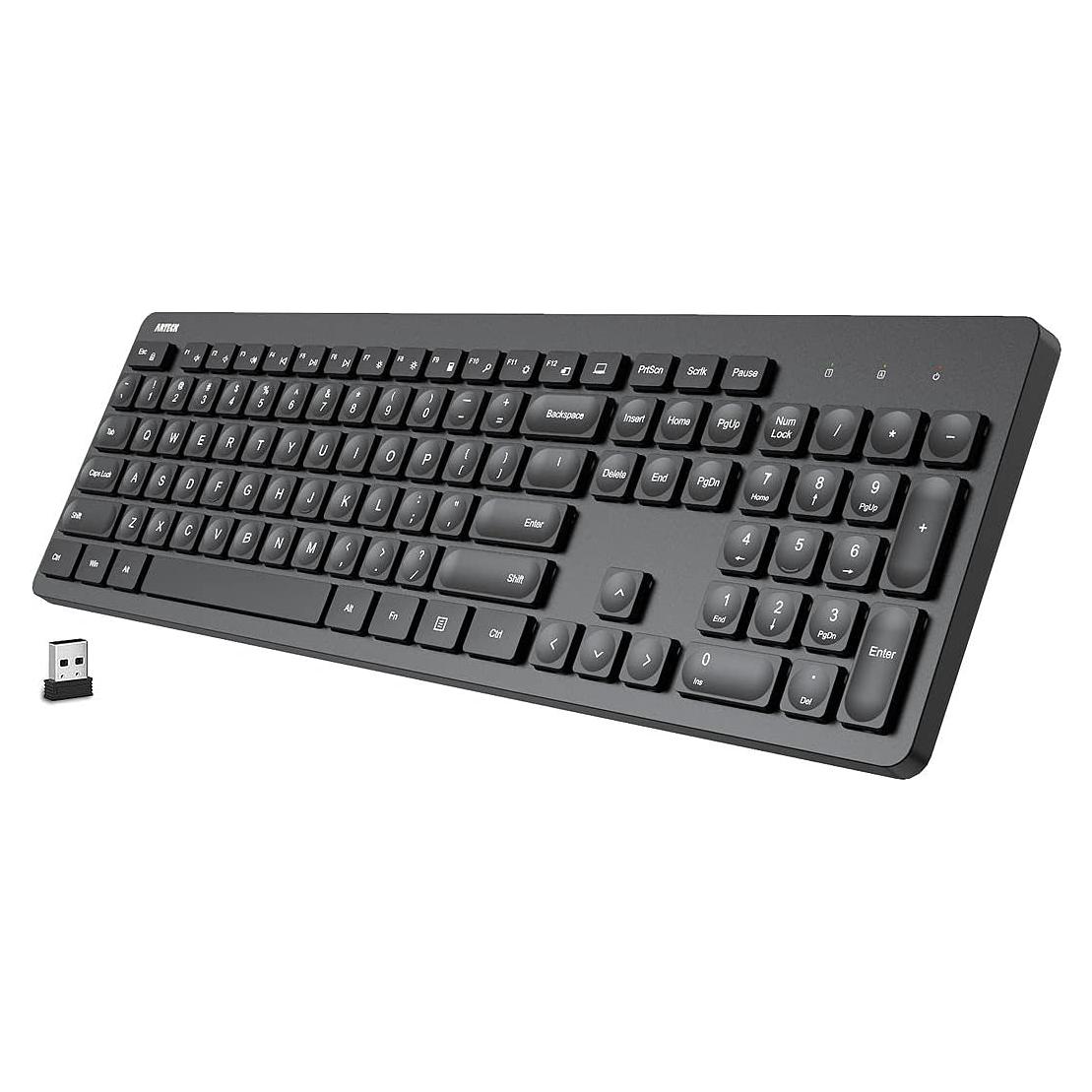 Teclado Inalámbrico Arteck K730 Ultra Delgado con Teclado Numérico