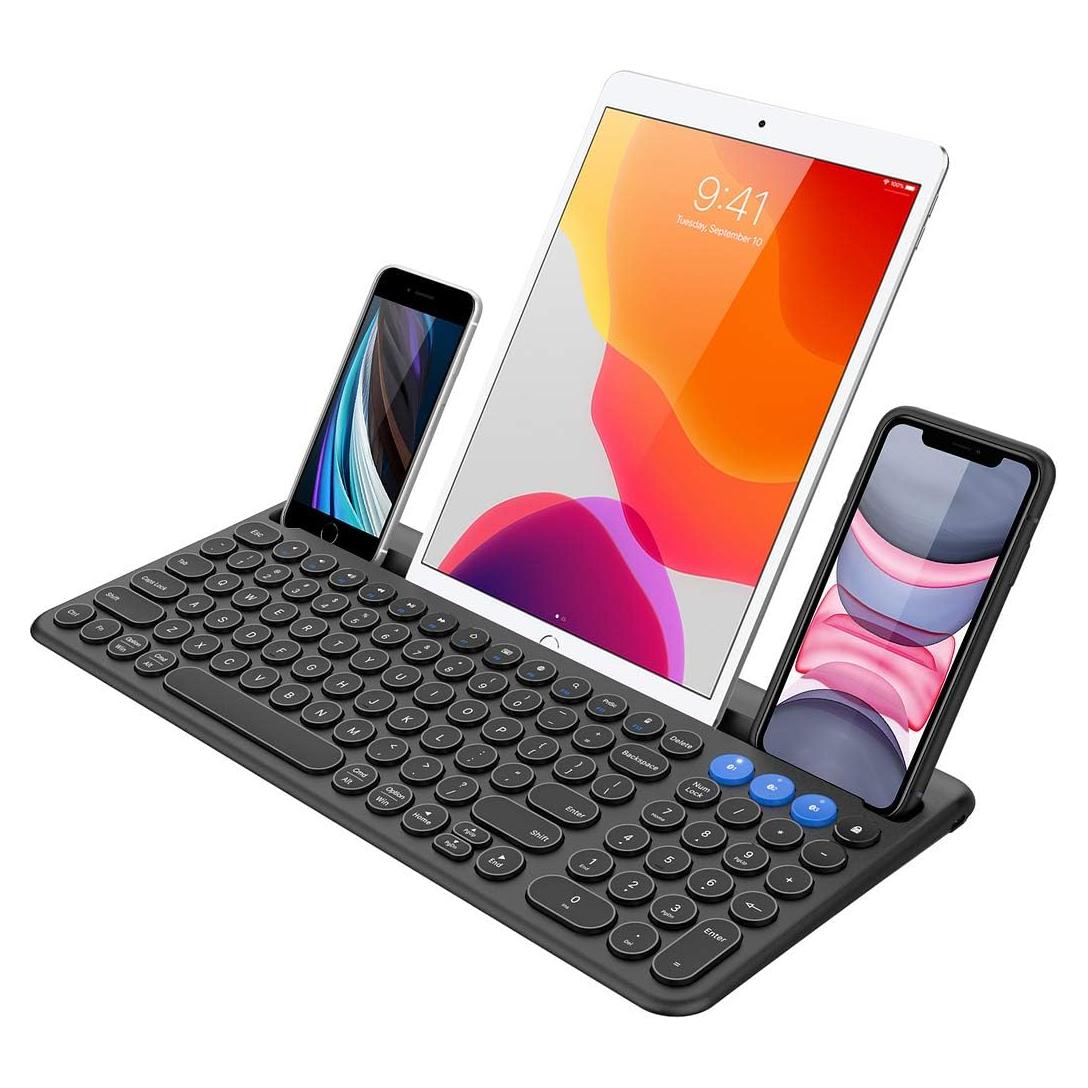 Teclado Inalámbrico Bluetooth Arteck con Soporte Integrado