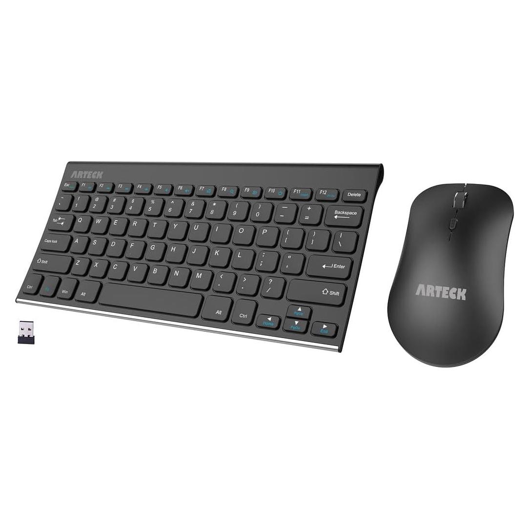 Teclado y Ratón Inalámbricos Arteck HW086/MW162 Ergonómico