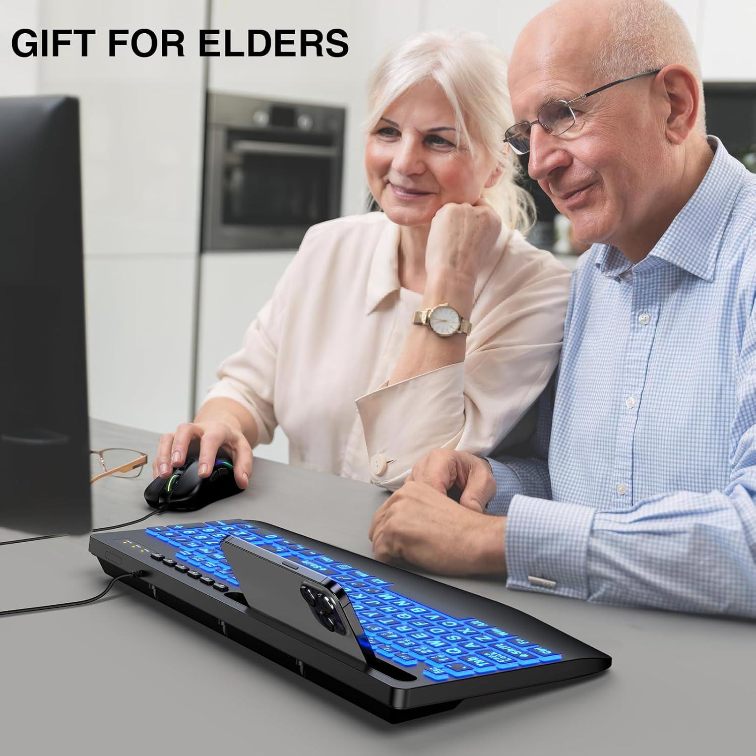 Combo Teclado y Ratón USB Ergonómico SABLUTE KM21Pro