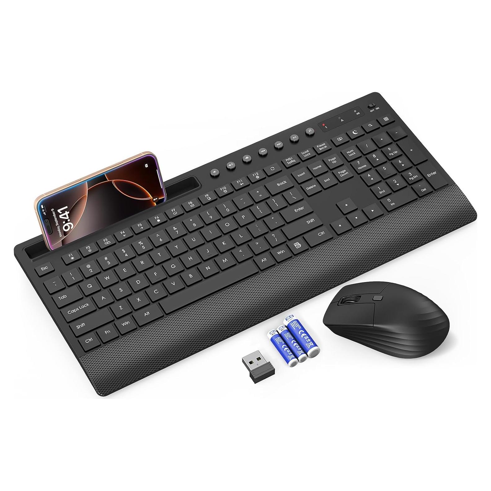 Combo Teclado y Ratón Inalámbrico Trueque Silencioso