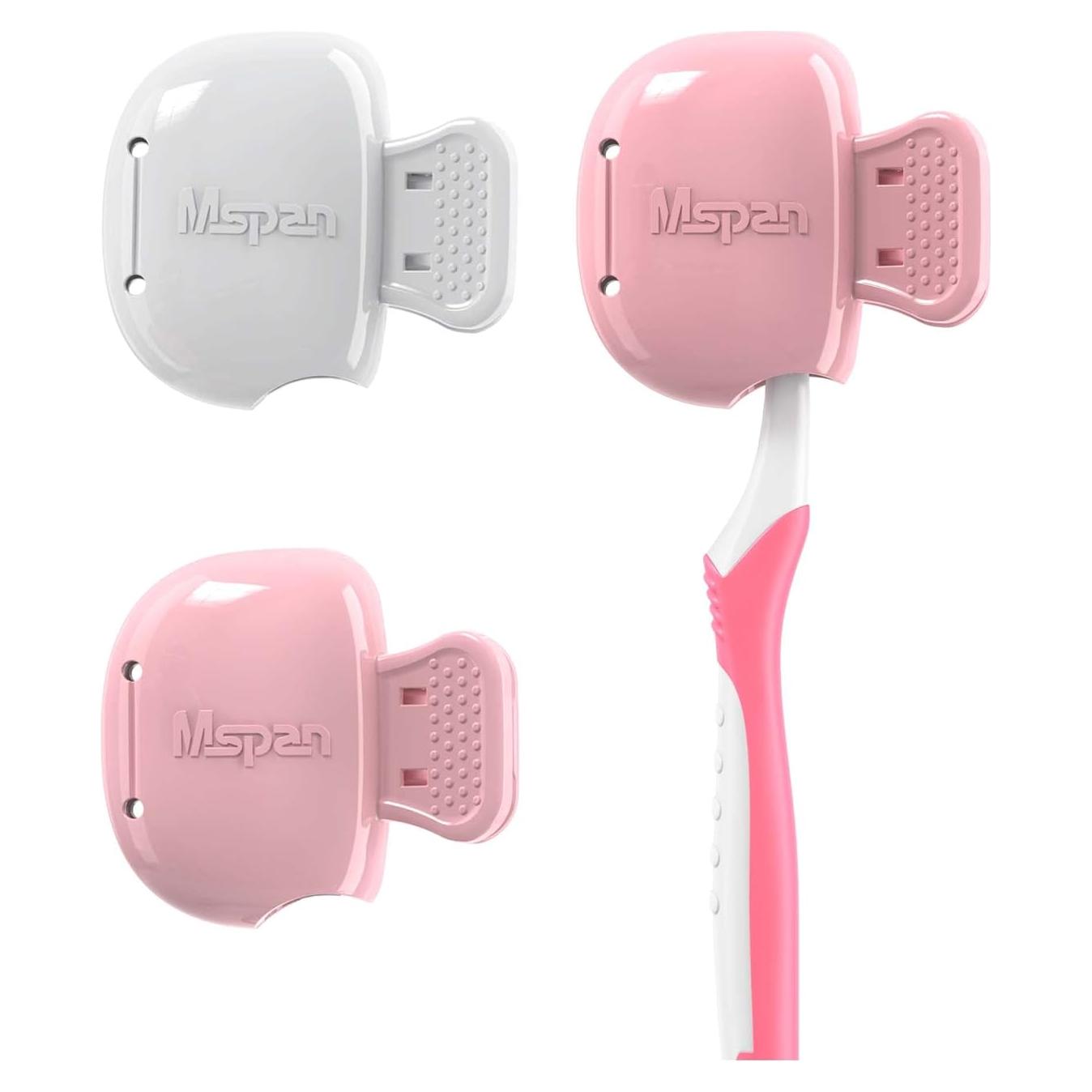 Cubierta de Cepillo de Dientes Mspan - Funda de Viaje 2 Piezas