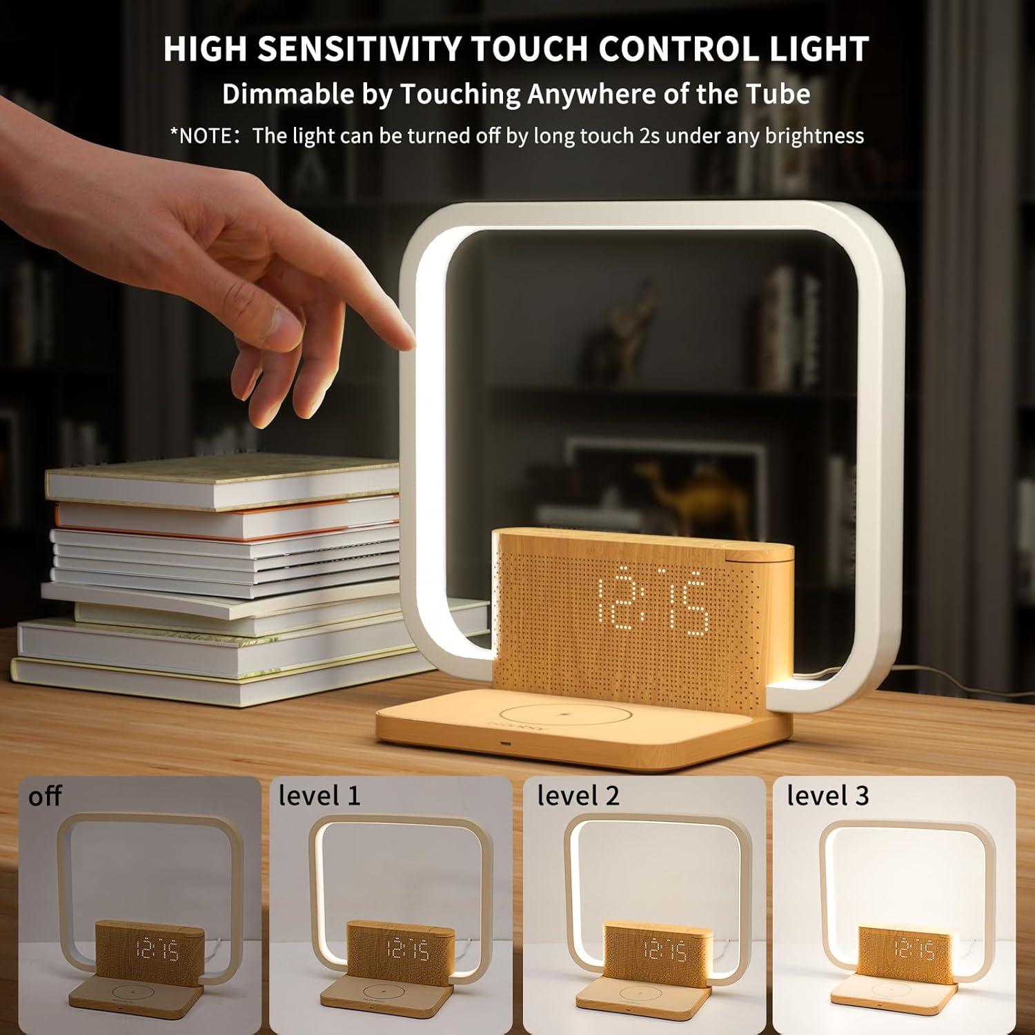 Despertador de Amanecer Blonbar AJ310 con Luz Táctil