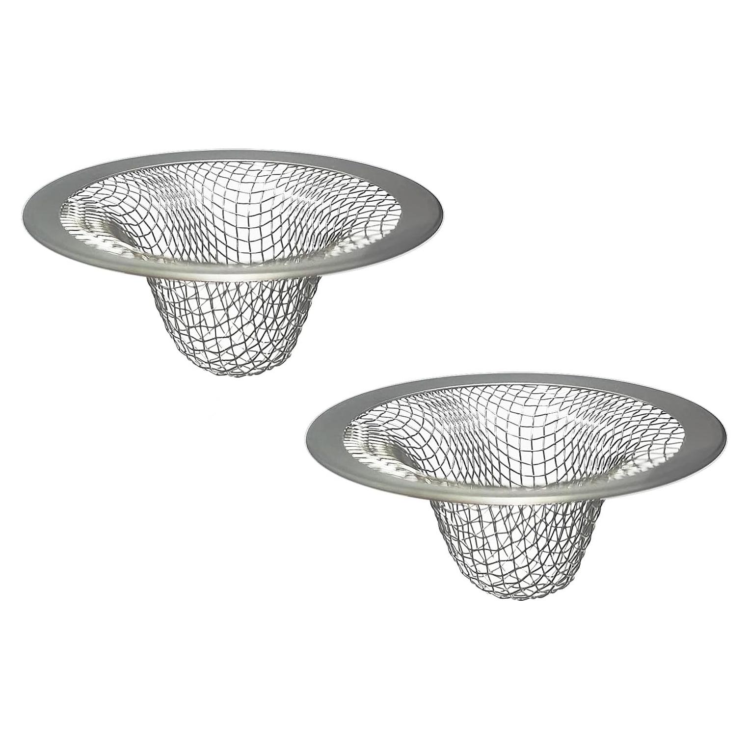 Colador de desagüe 2PCS Seatery 5.61 cm acero inoxidable
