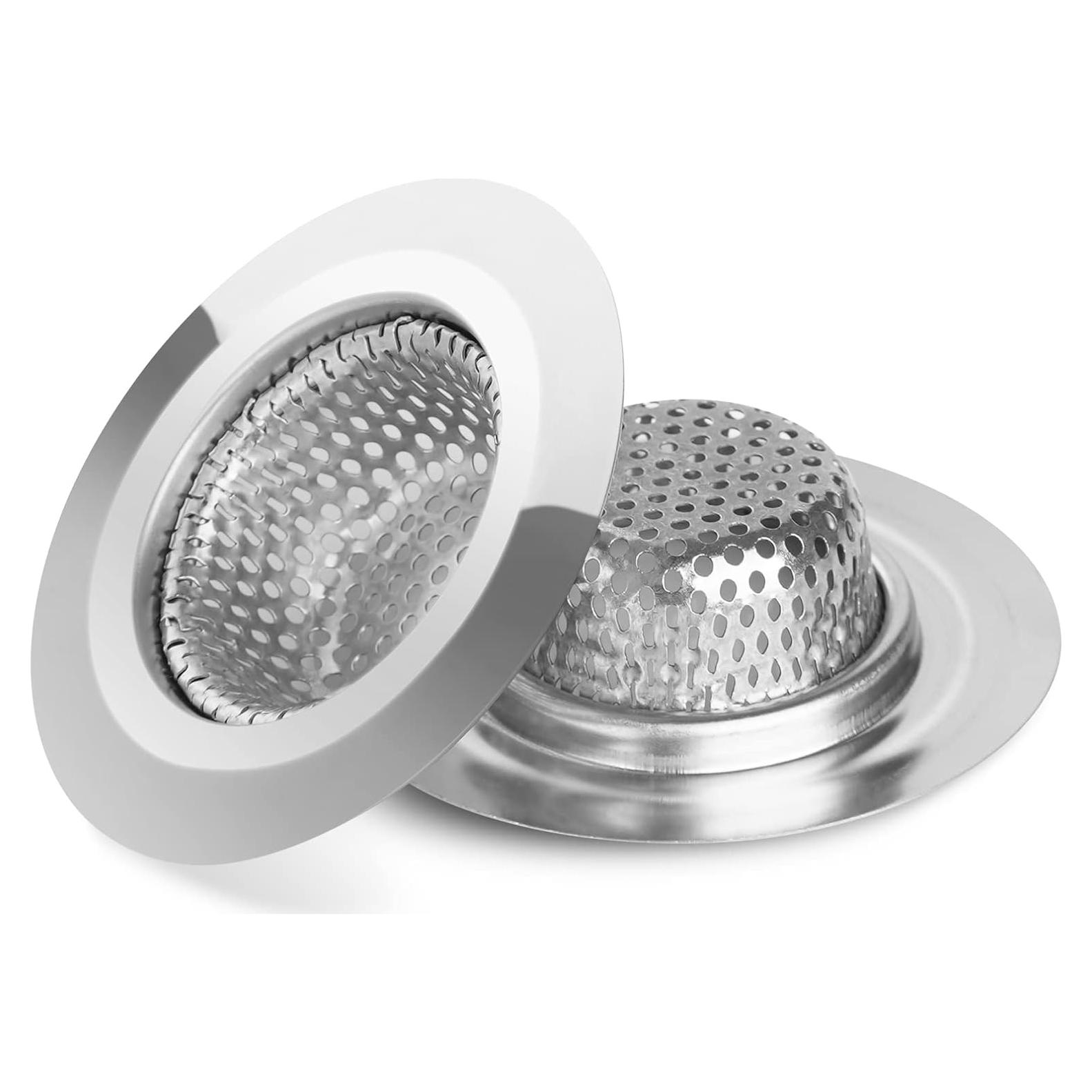 Filtro de Drenaje Ohtomber 2PCS Acero Inoxidable 7.07 cm
